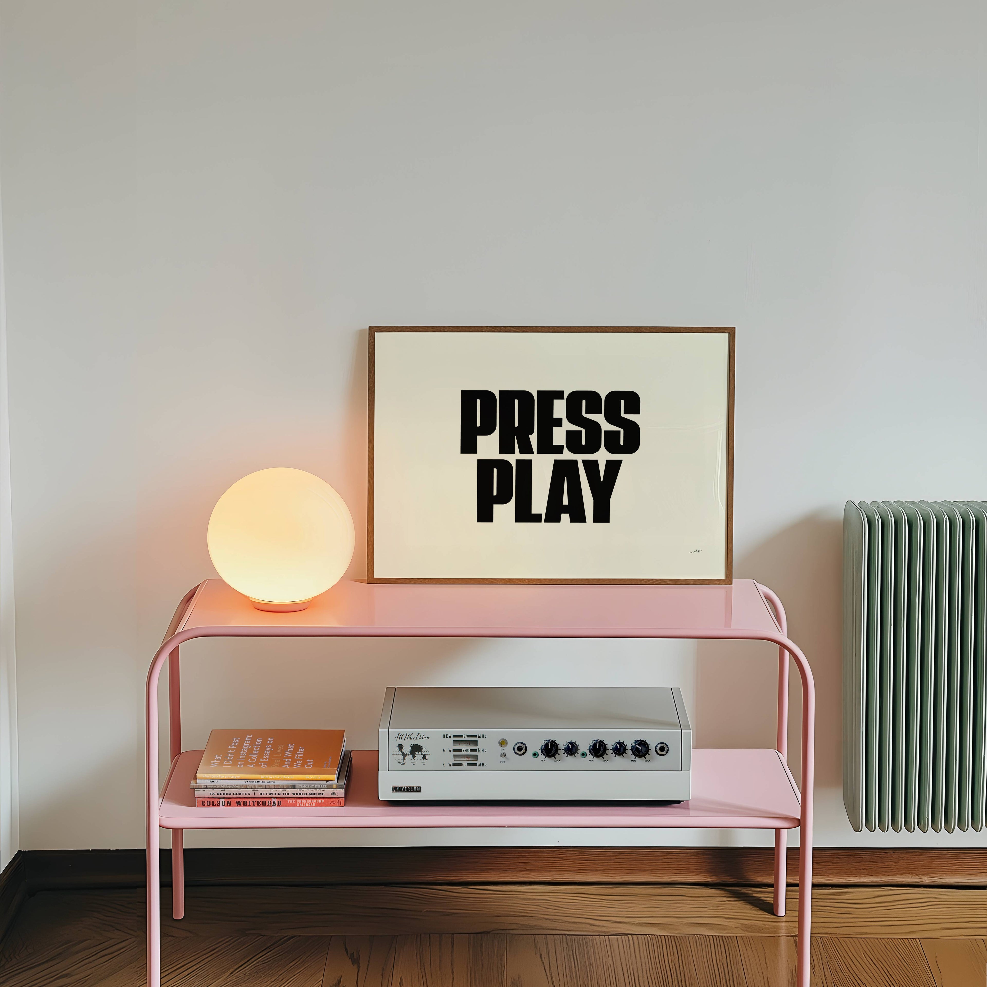 PRESS PLAY PRINT