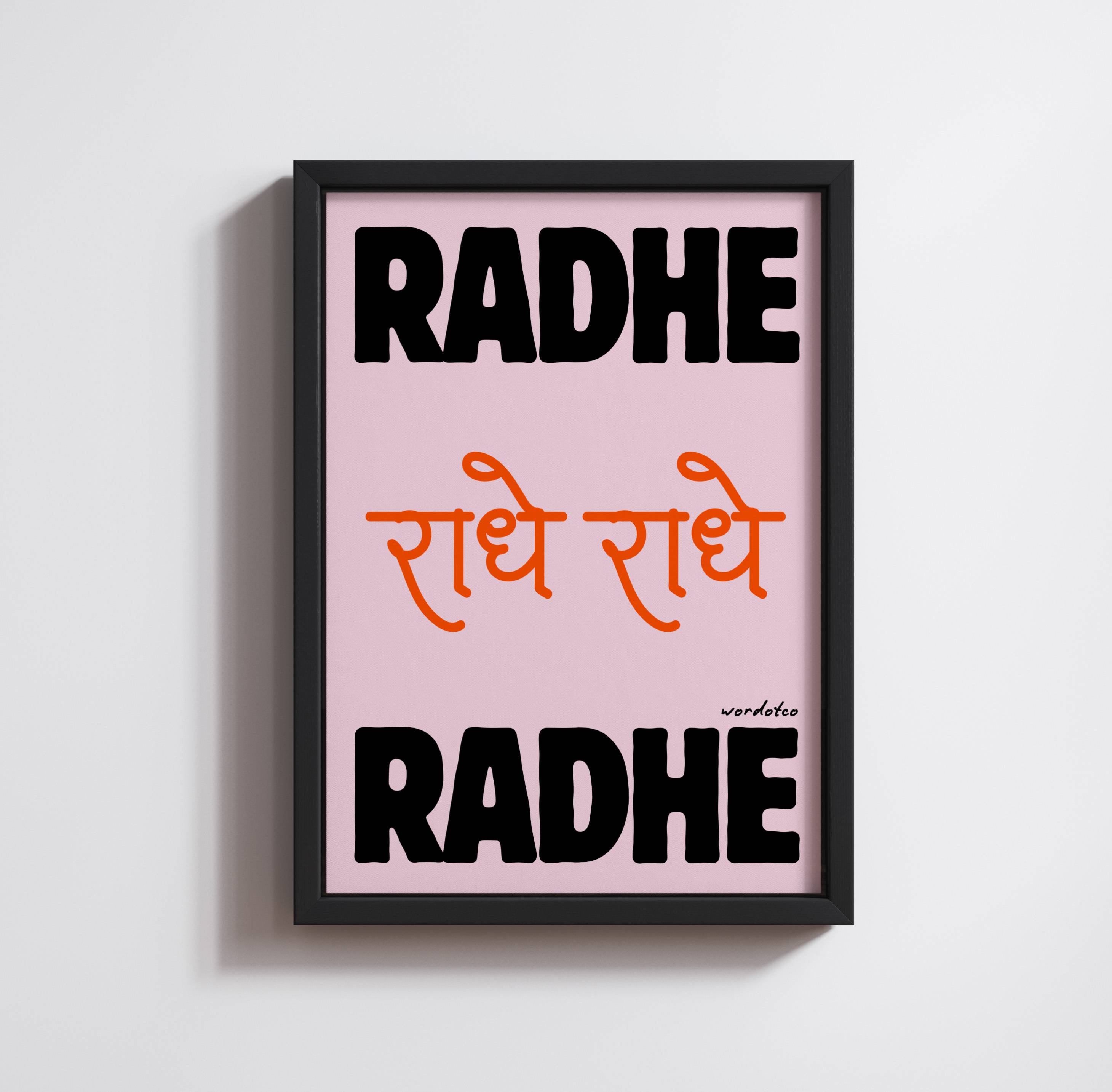 RADHE RADHE PRINT