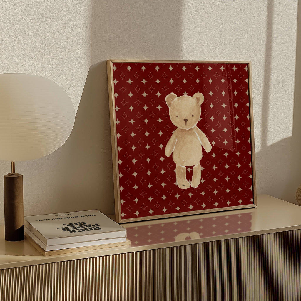 VINTAGE BEAR PRINT
