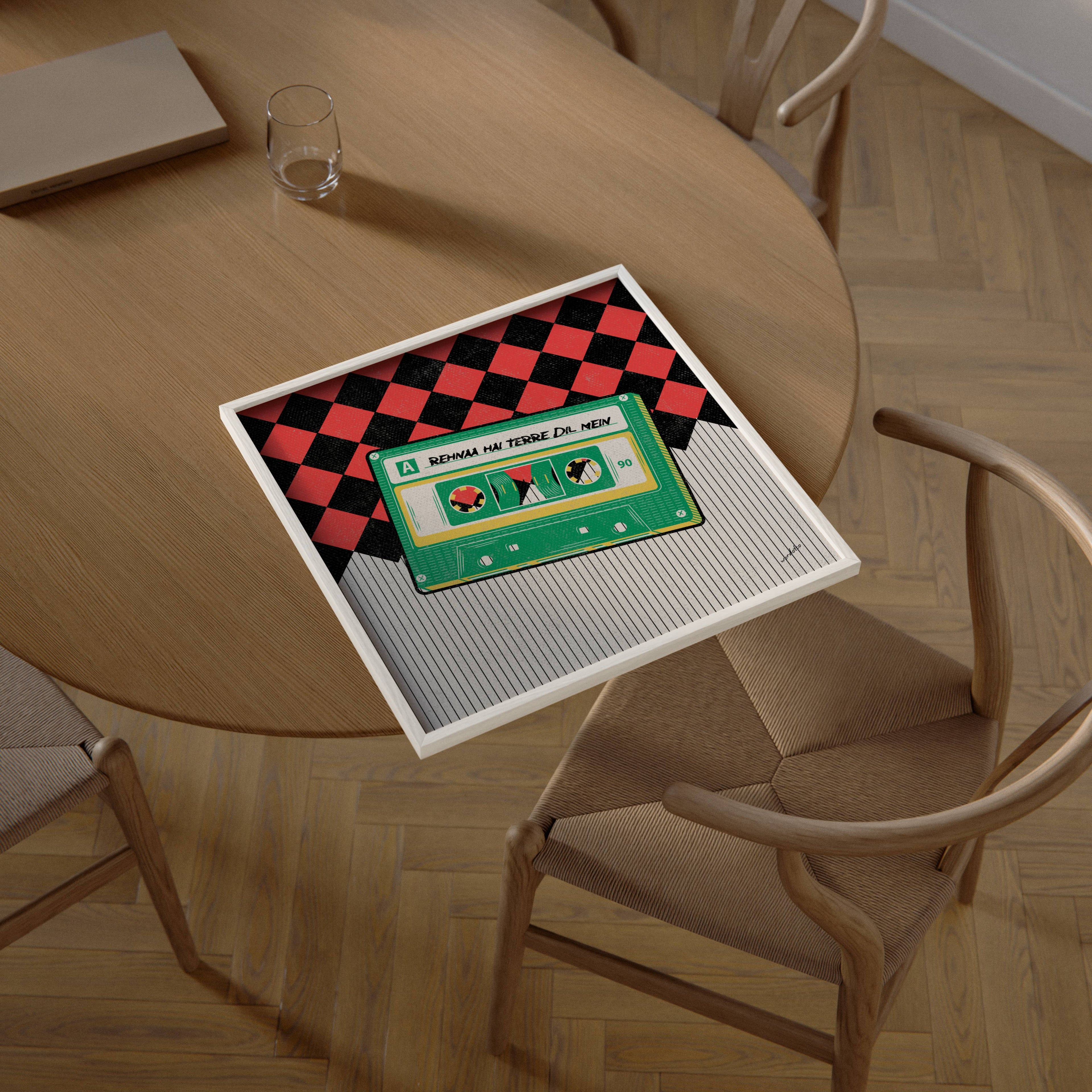 REHNAA HAI TERRE DIL MEIN CASSETTE PRINT