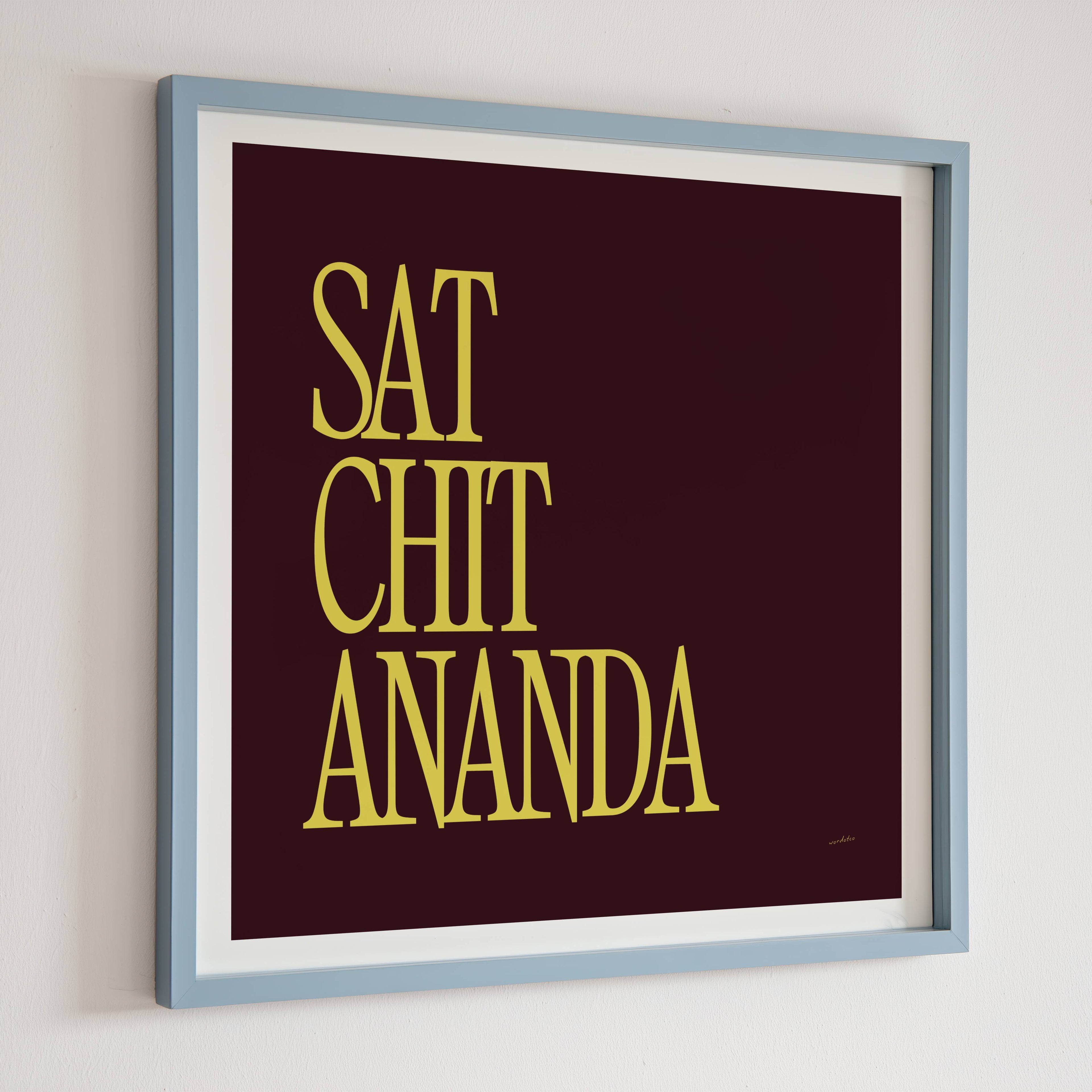 SAT CHIT ANANDA PRINT