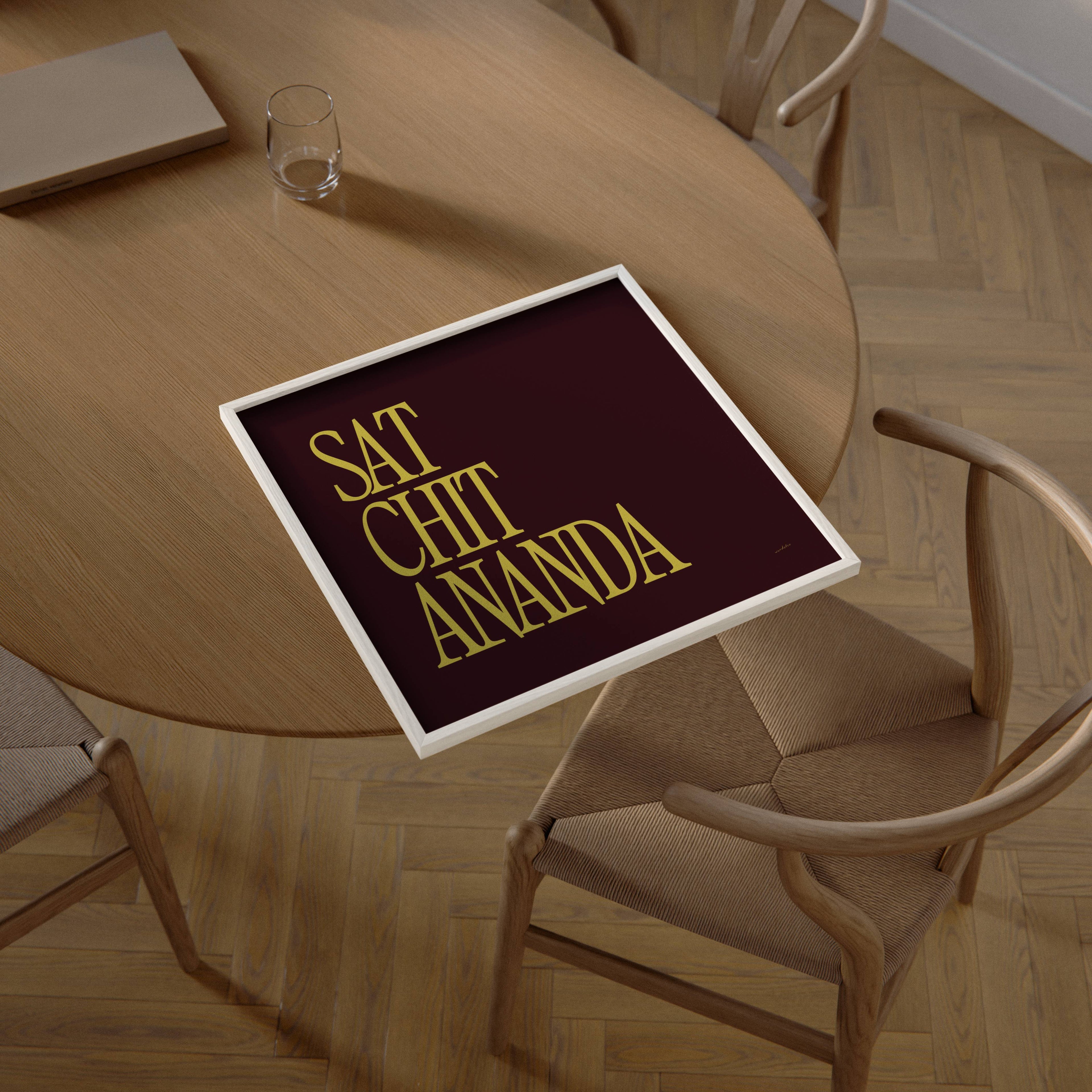 SAT CHIT ANANDA PRINT