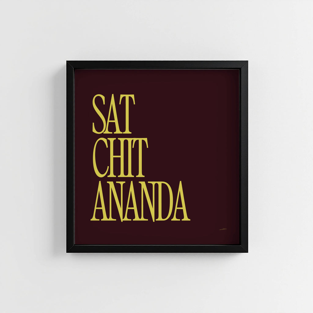 SAT CHIT ANANDA PRINT