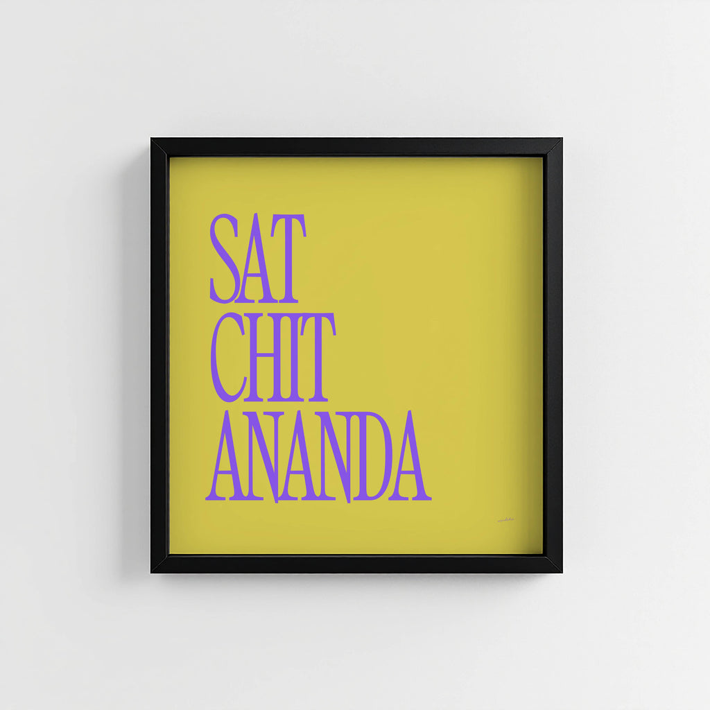 SAT CHIT ANANDA PRINT