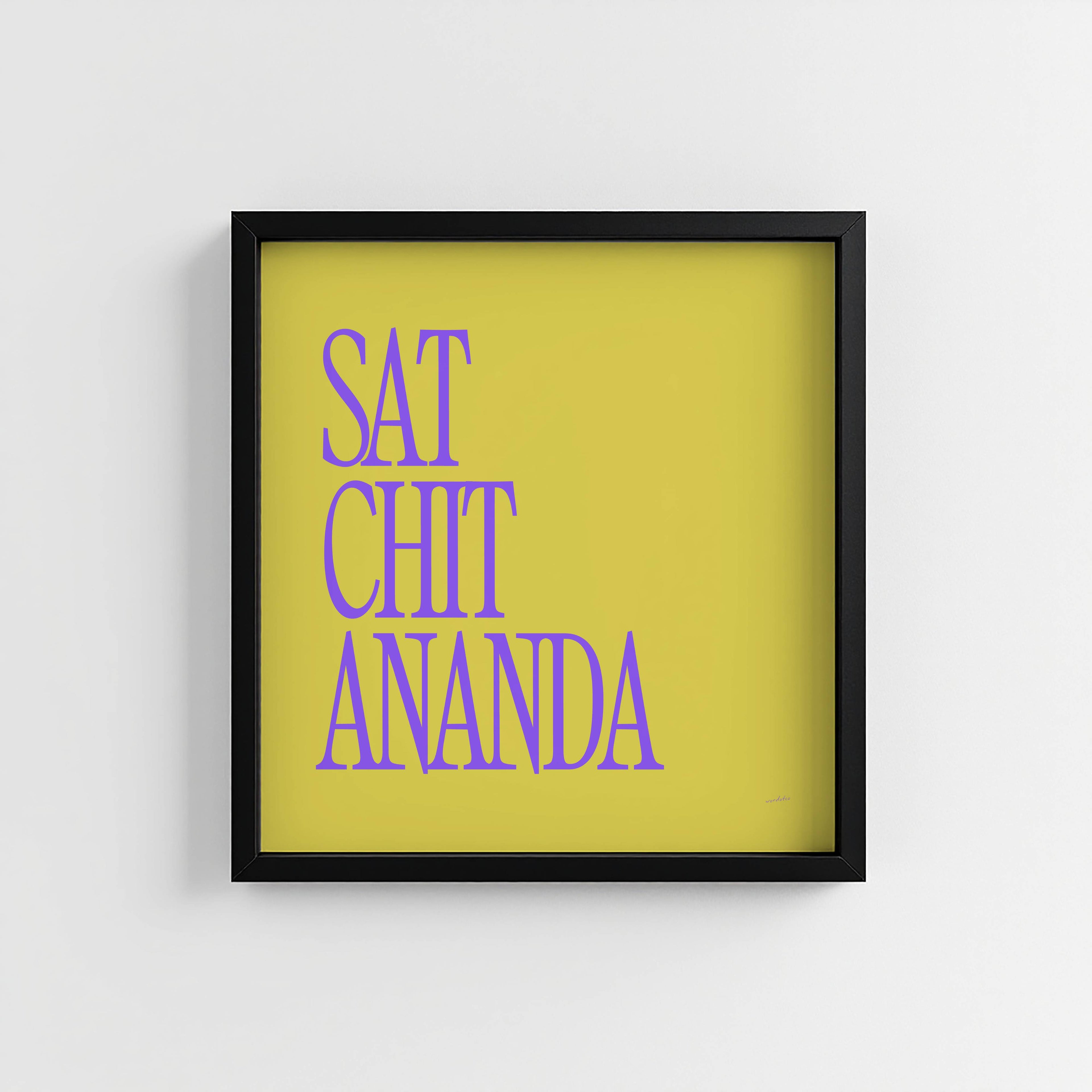SAT CHIT ANANDA PRINT