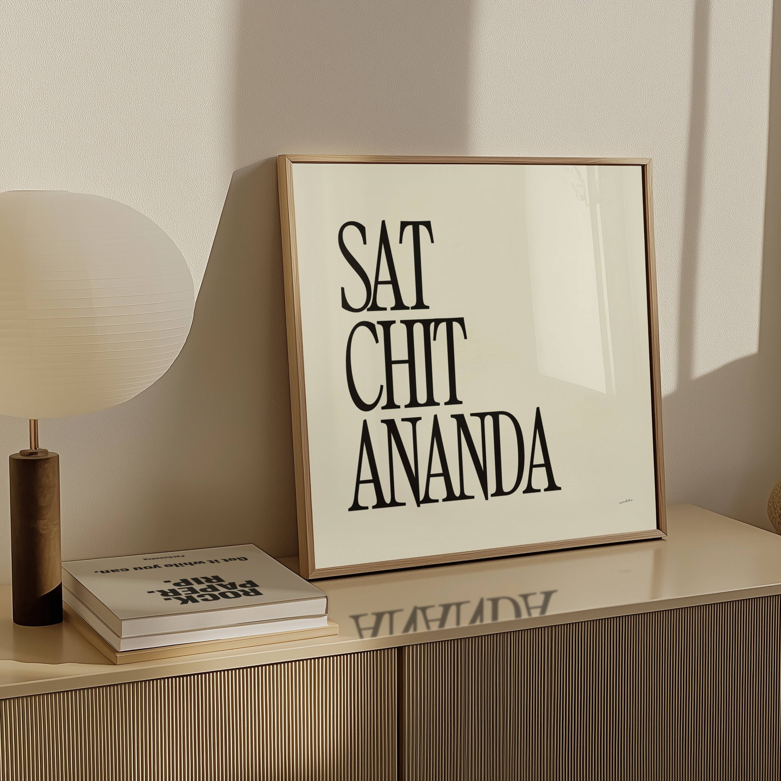 SAT CHIT ANANDA PRINT