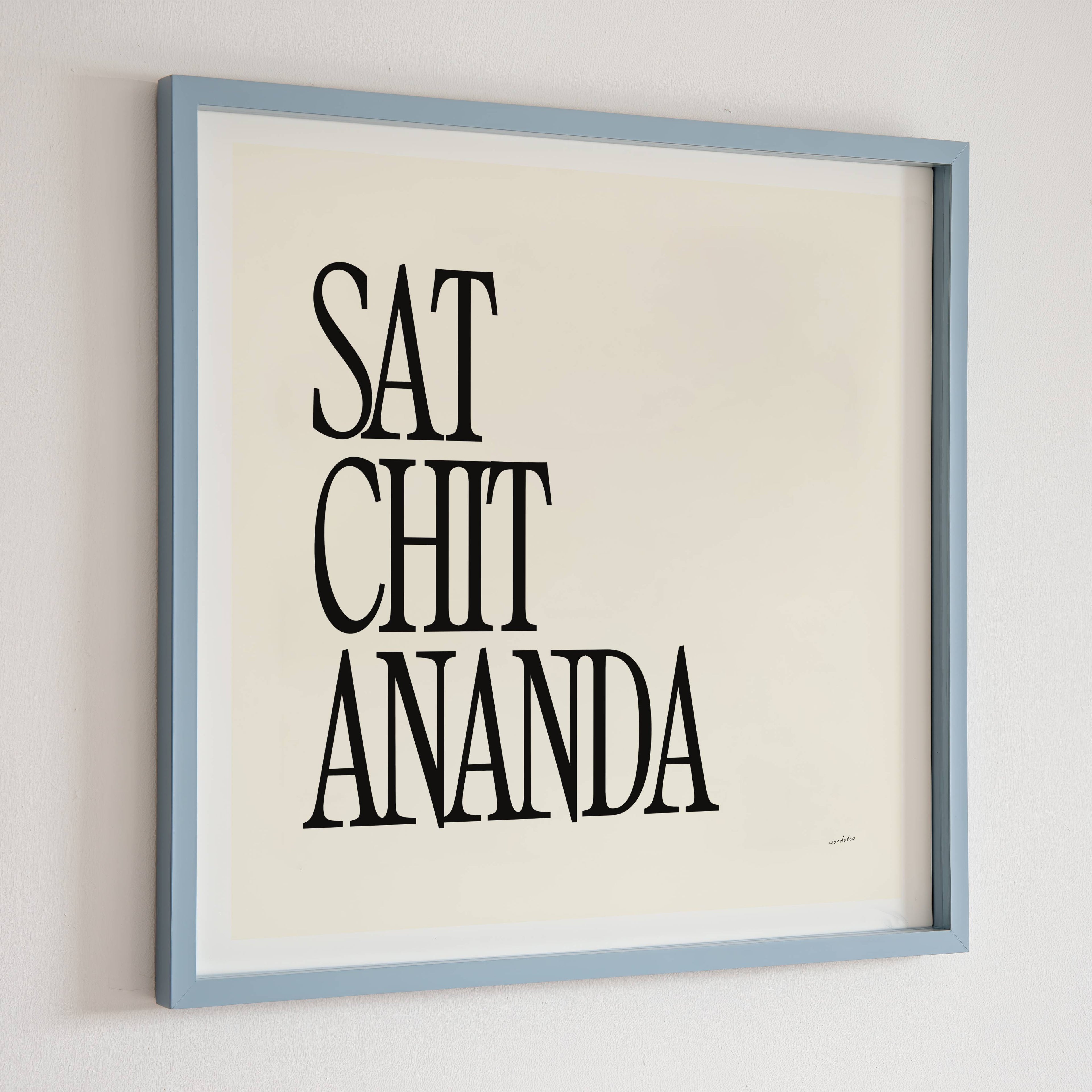 SAT CHIT ANANDA PRINT