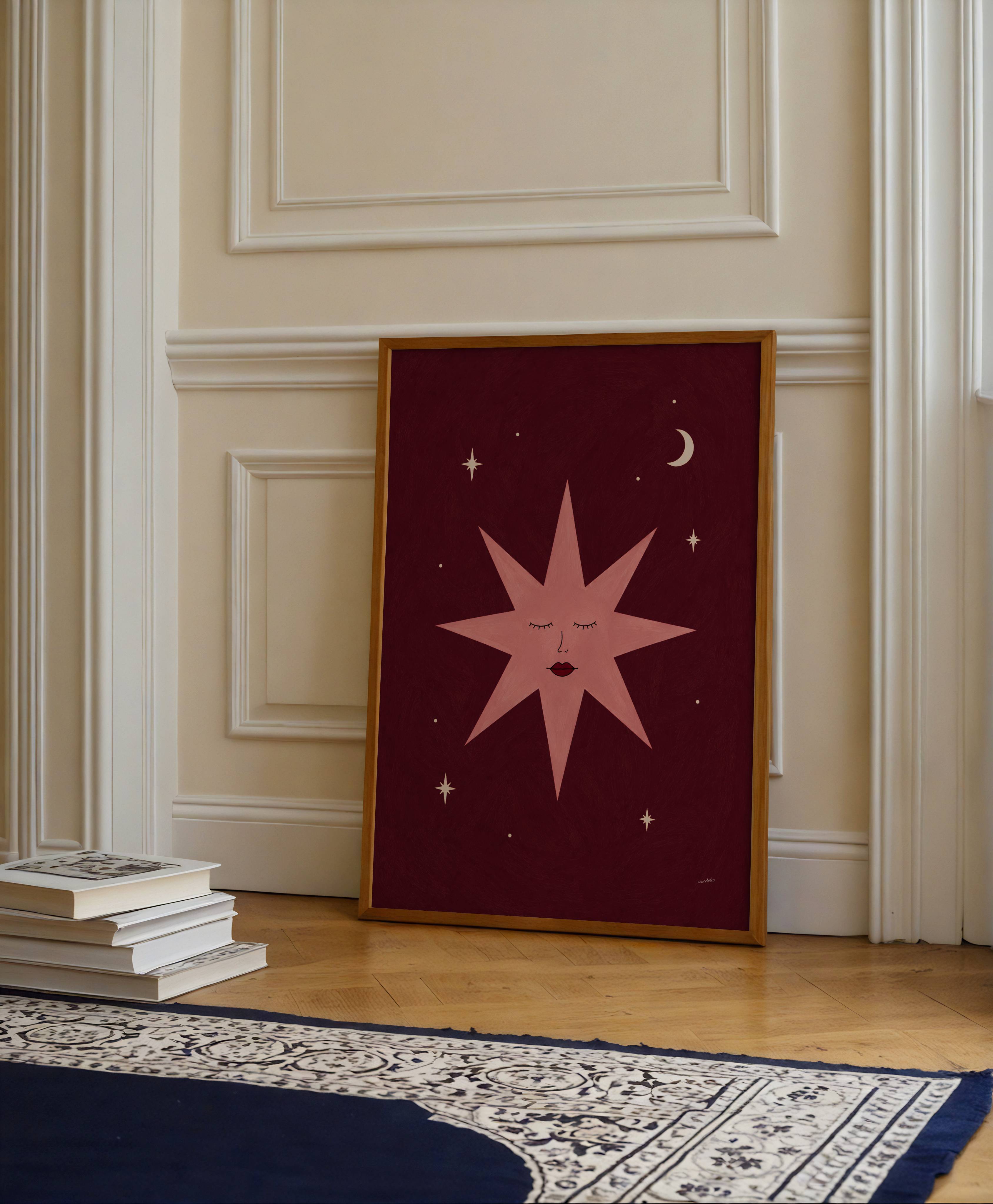 WHIMSICAL STAR PRINT