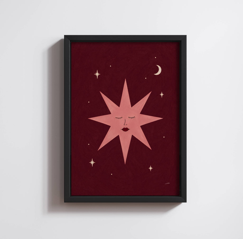 WHIMSICAL STAR PRINT