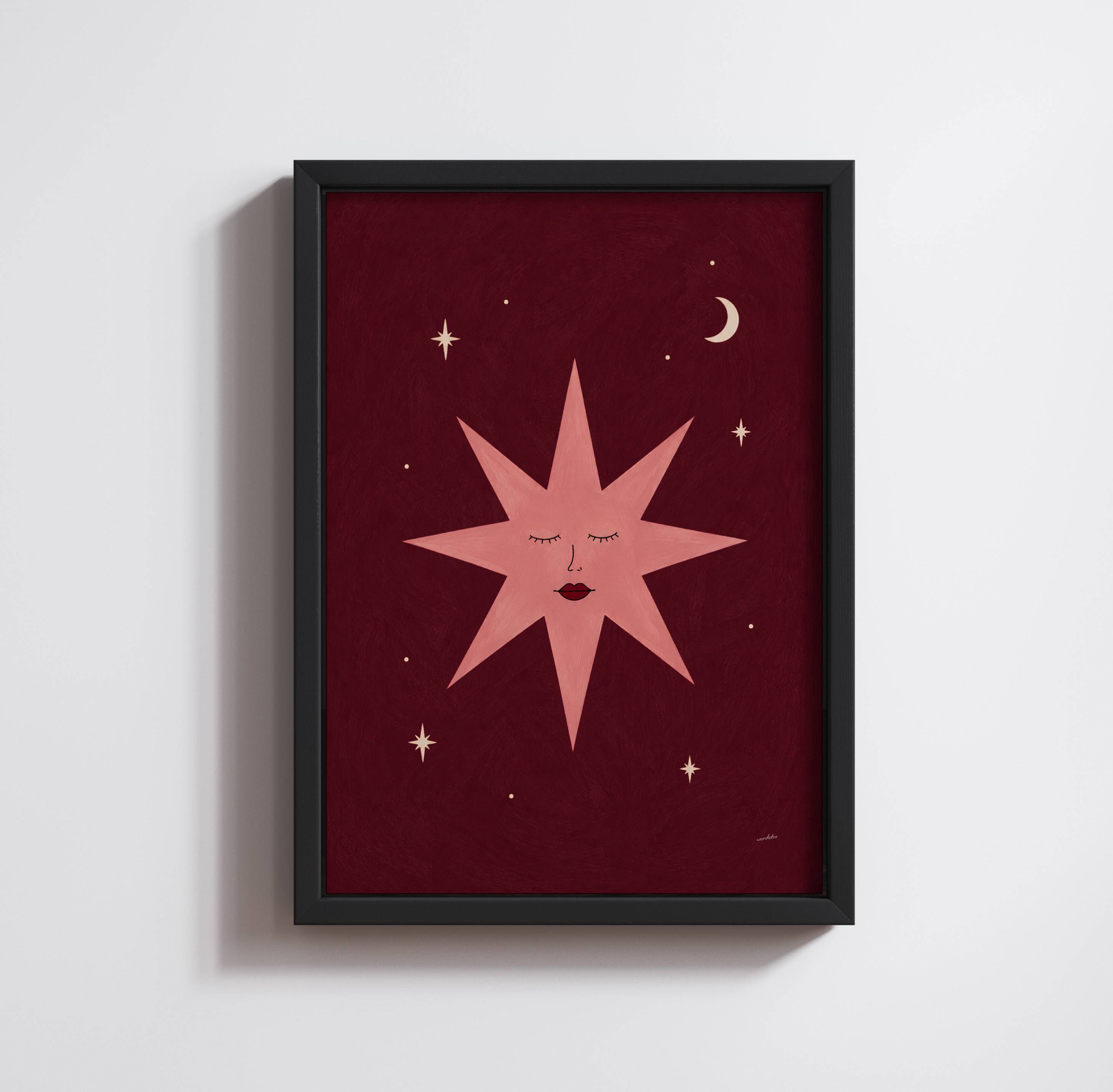 WHIMSICAL STAR PRINT