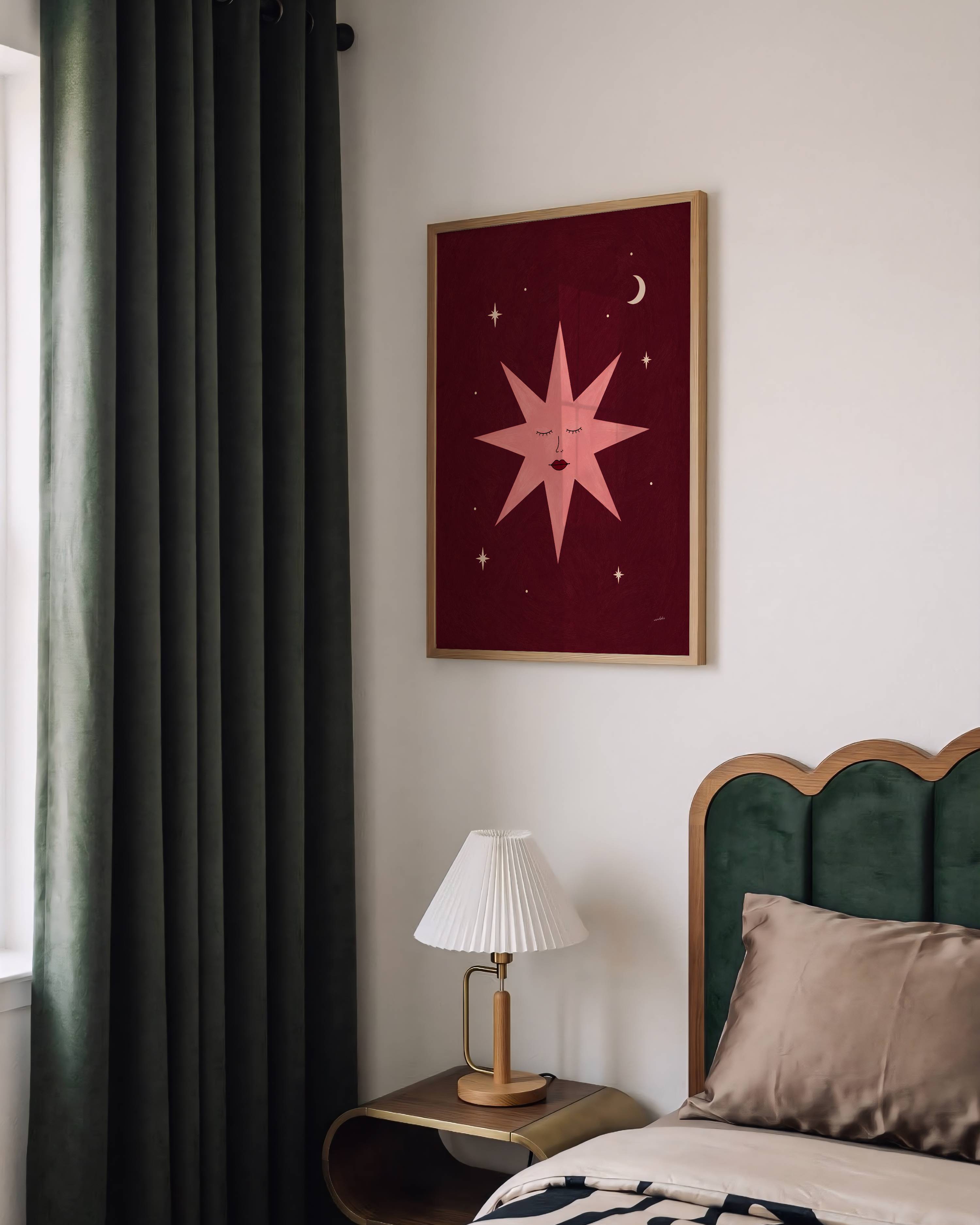 WHIMSICAL STAR PRINT
