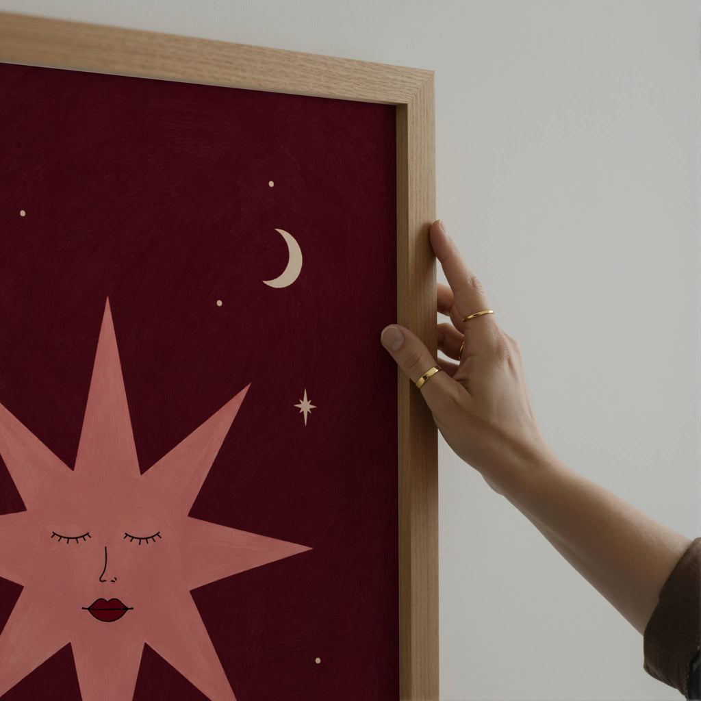 WHIMSICAL STAR PRINT