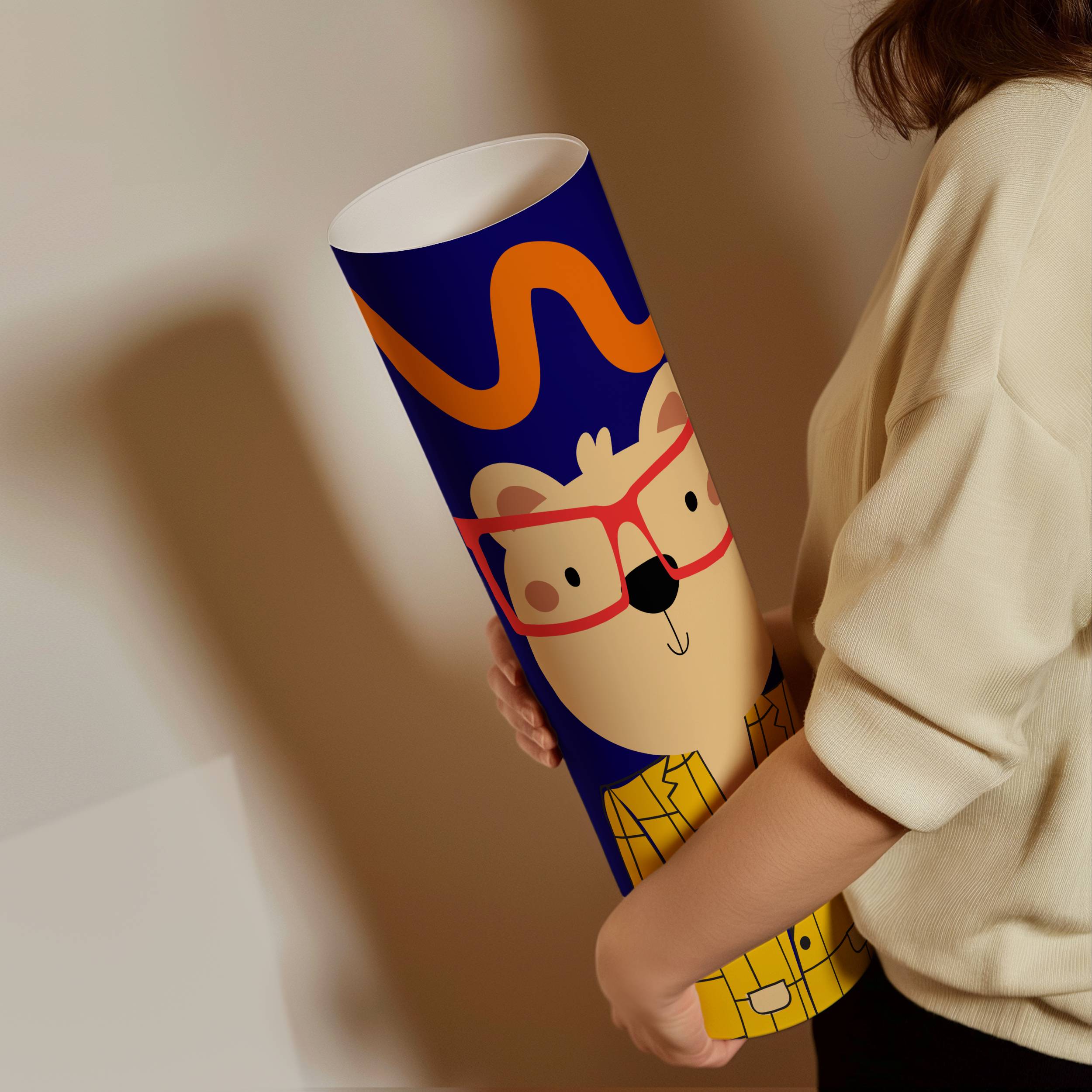 GENTLEMAN BEAR PRINT