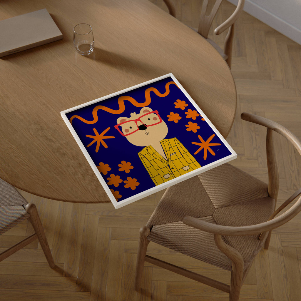 GENTLEMAN BEAR PRINT