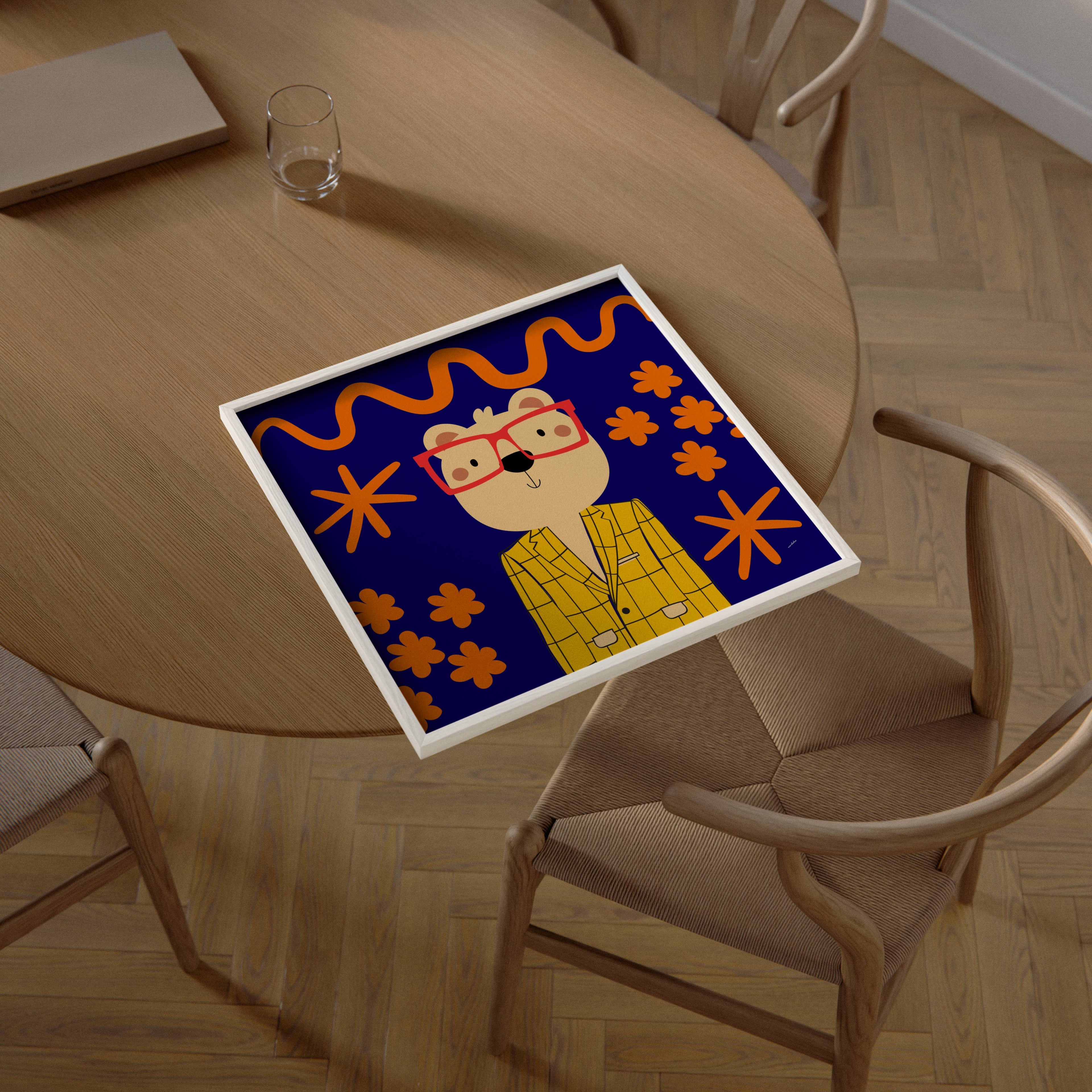 GENTLEMAN BEAR PRINT