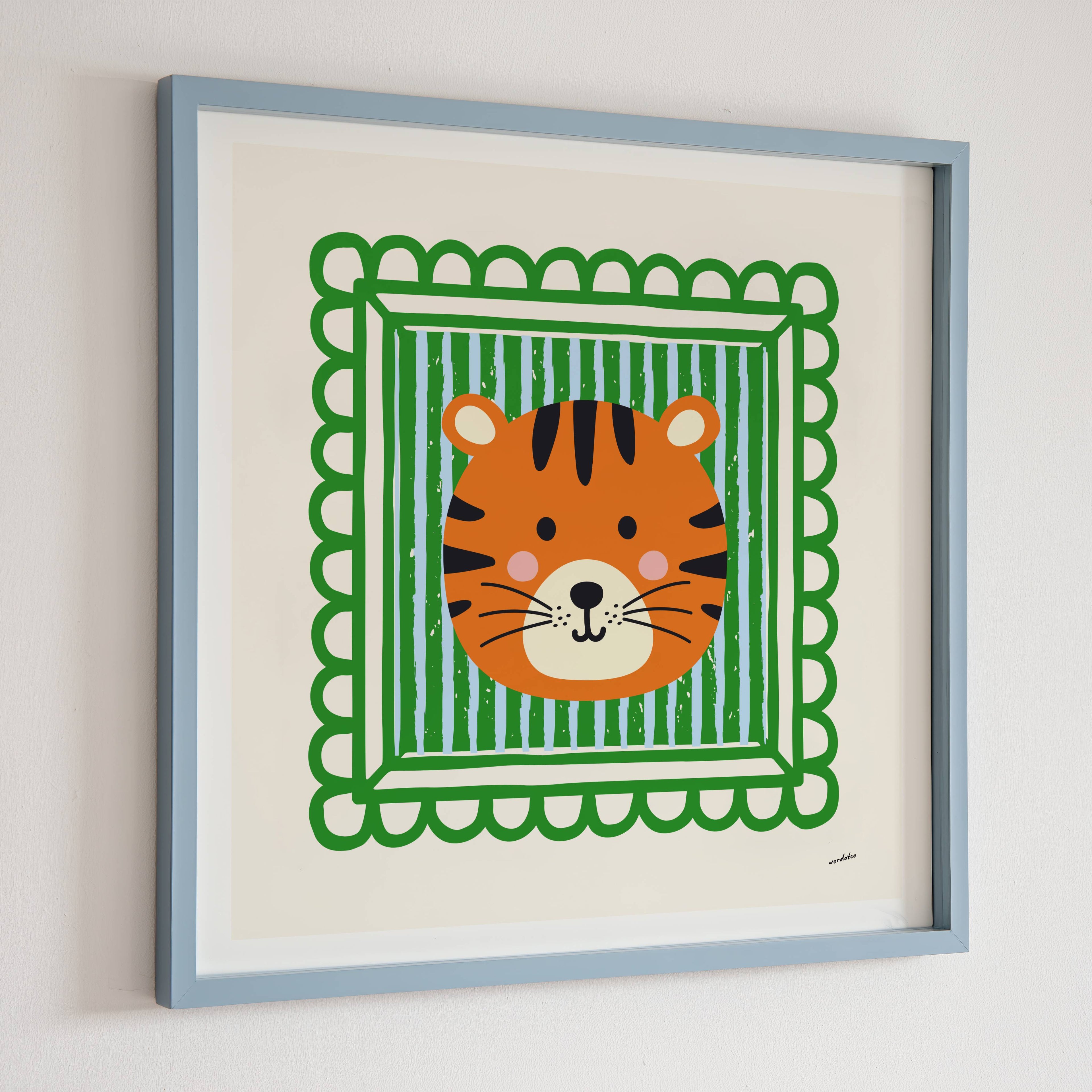CUTE TIGER PRINT