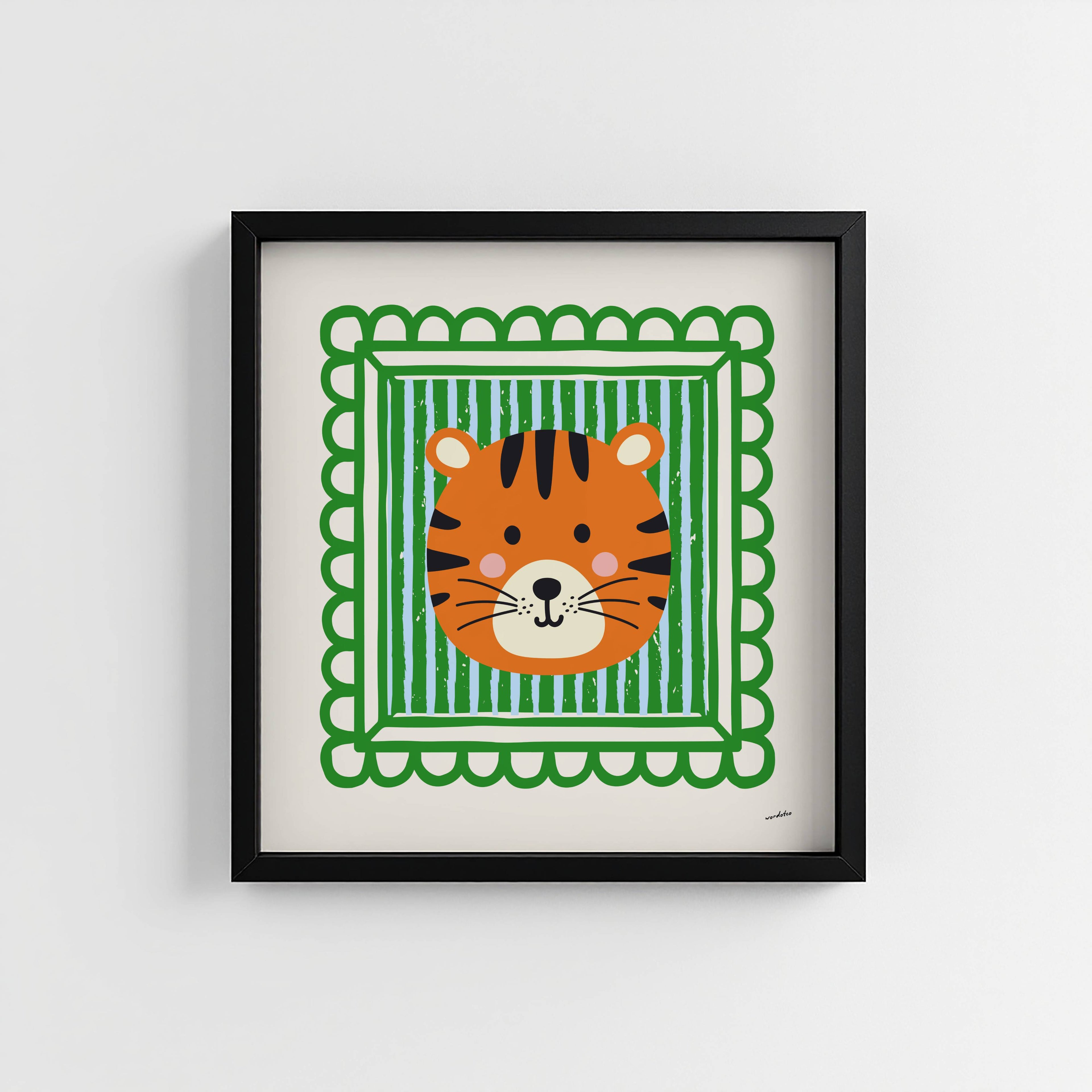 CUTE TIGER PRINT