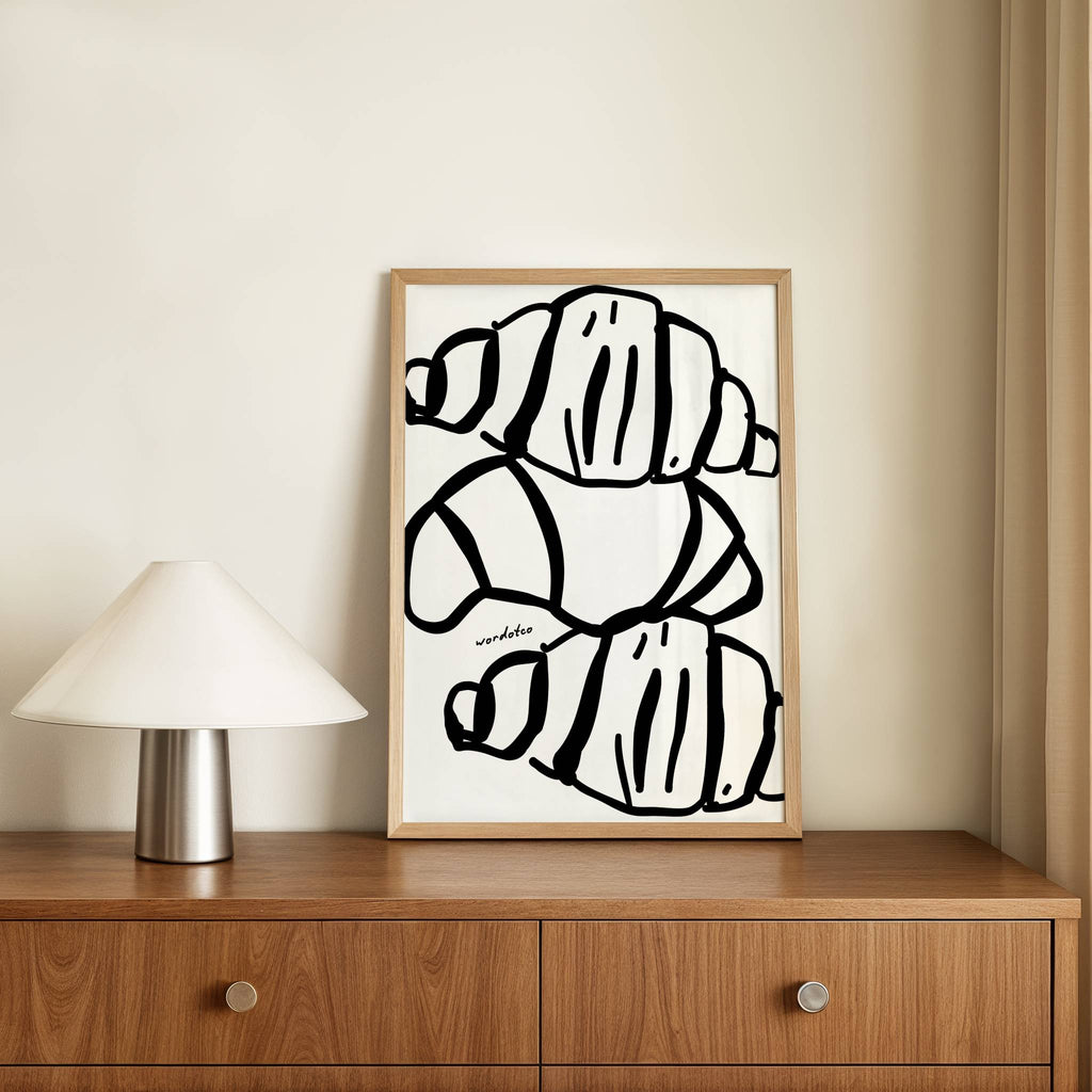 TRIO CROISSANT PRINT