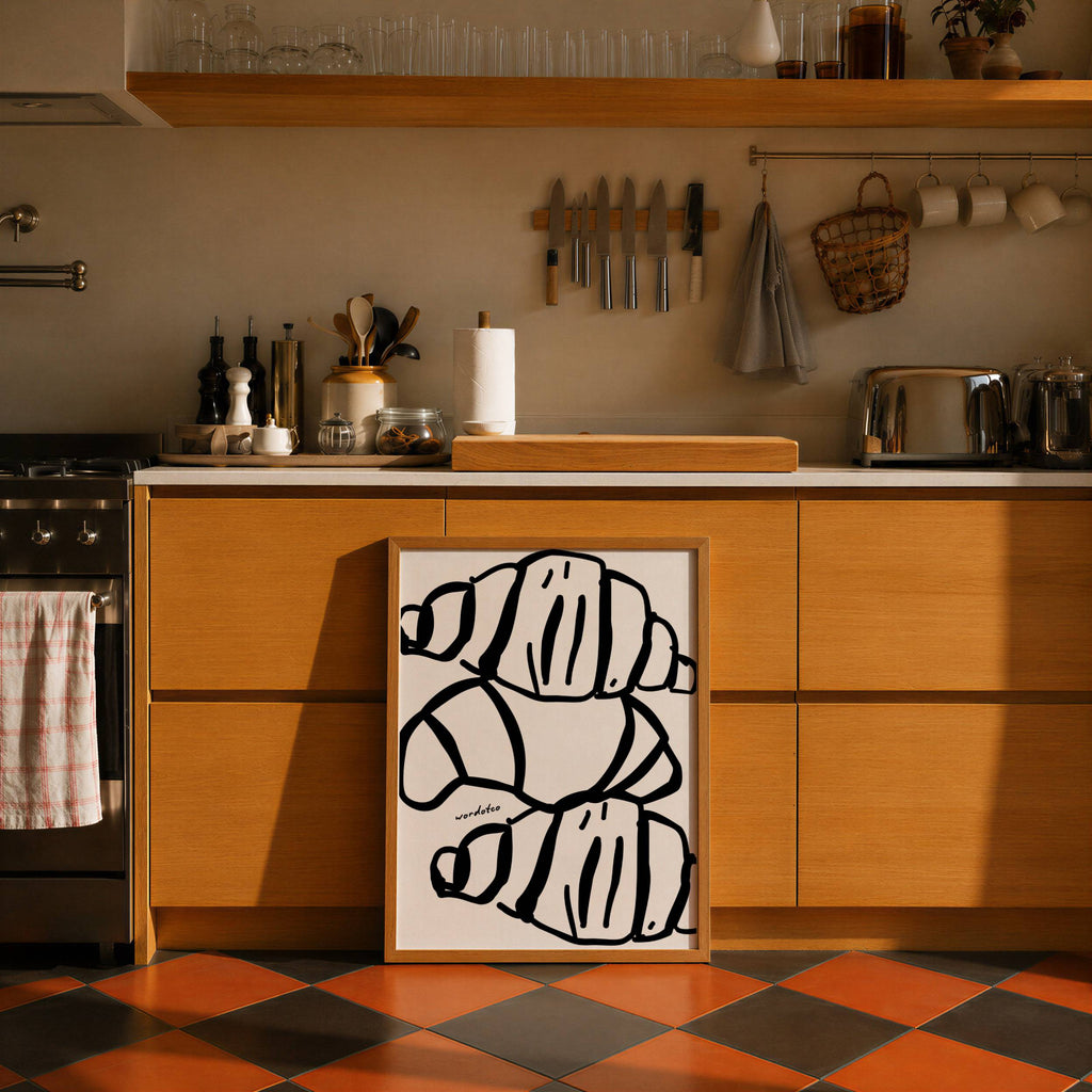 TRIO CROISSANT PRINT