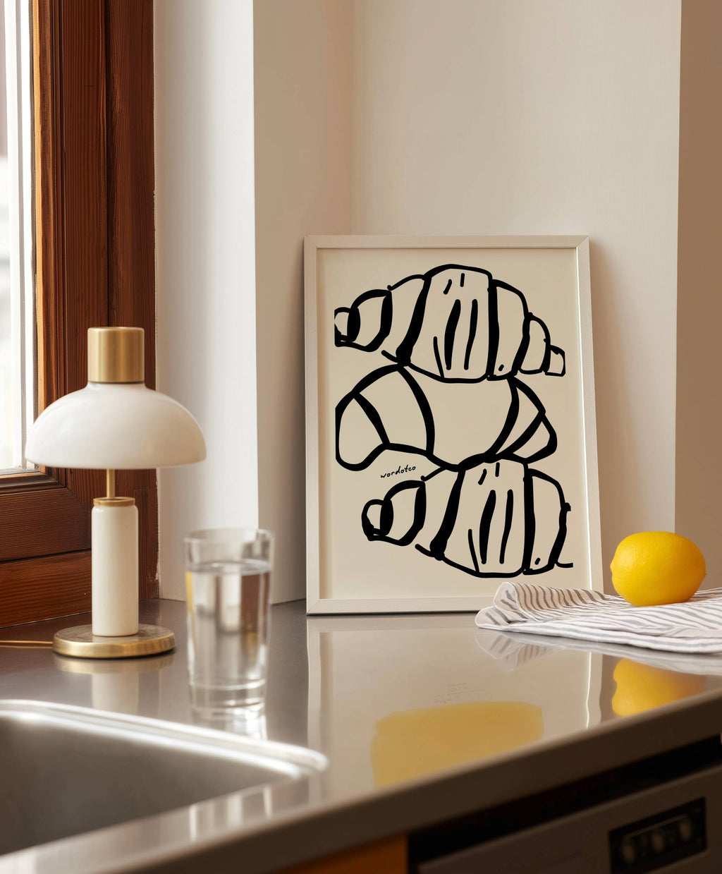 TRIO CROISSANT PRINT