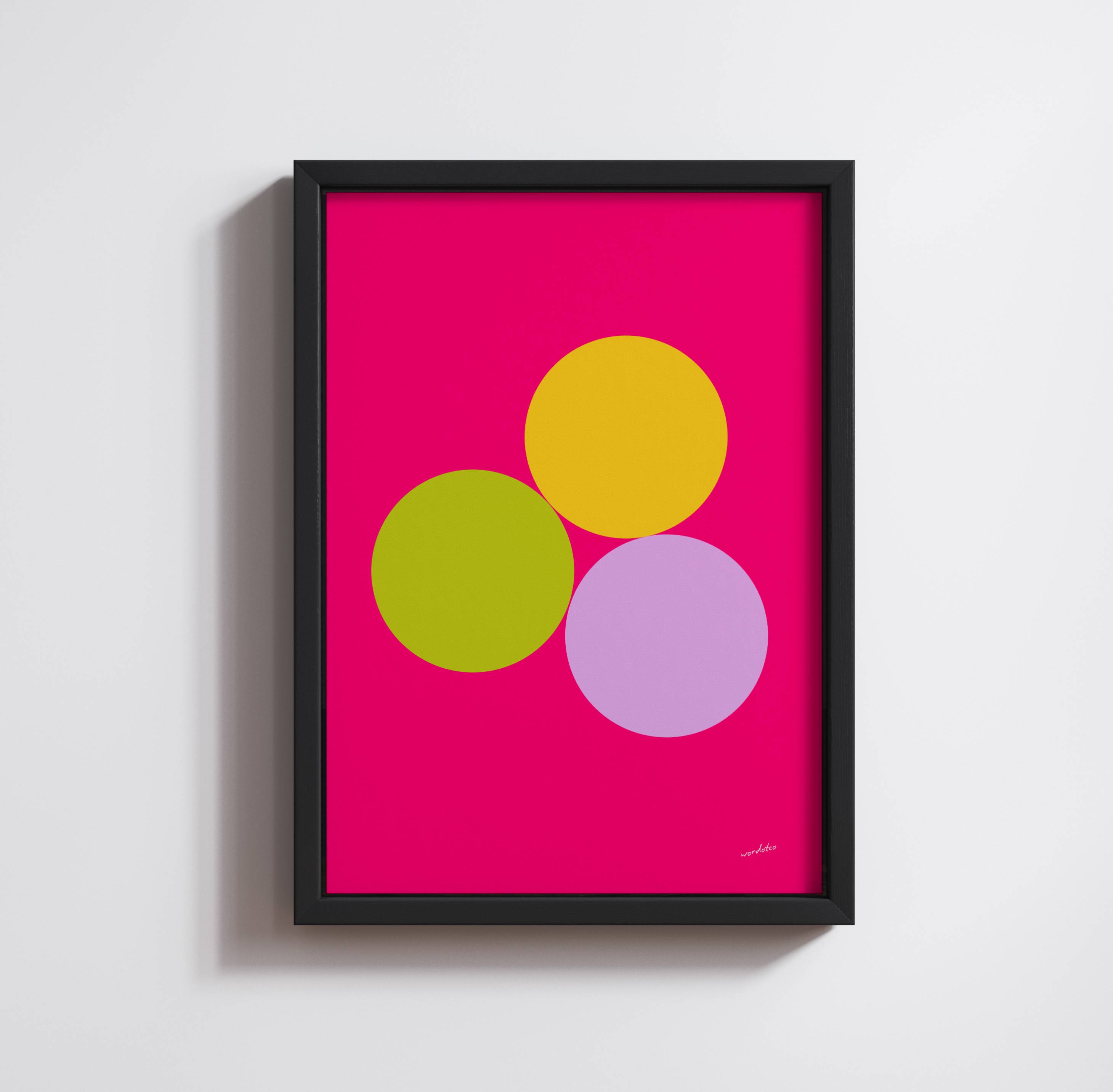 TRIPLE ORBIT PRINT