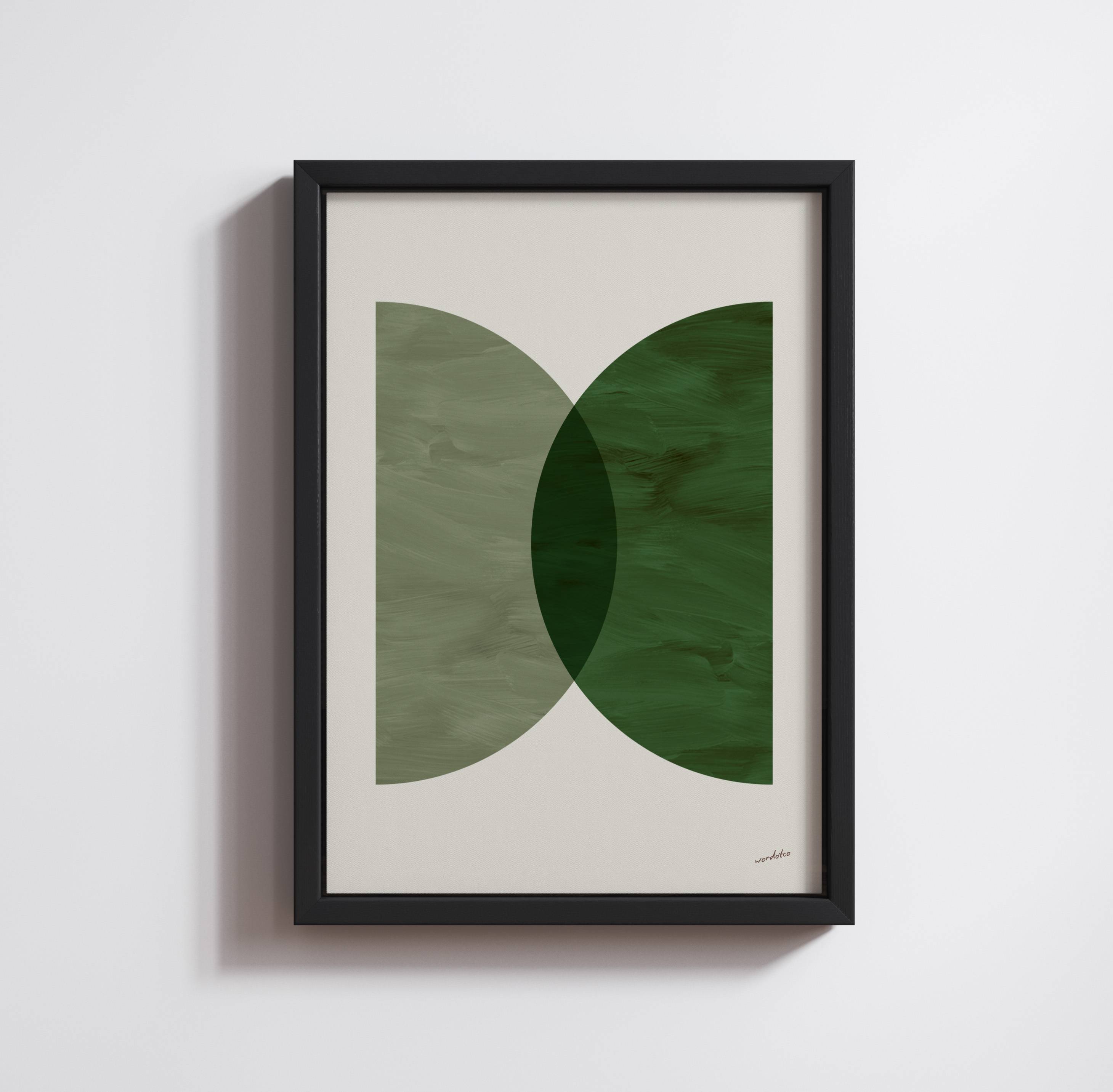 TWO HALVES PRINT