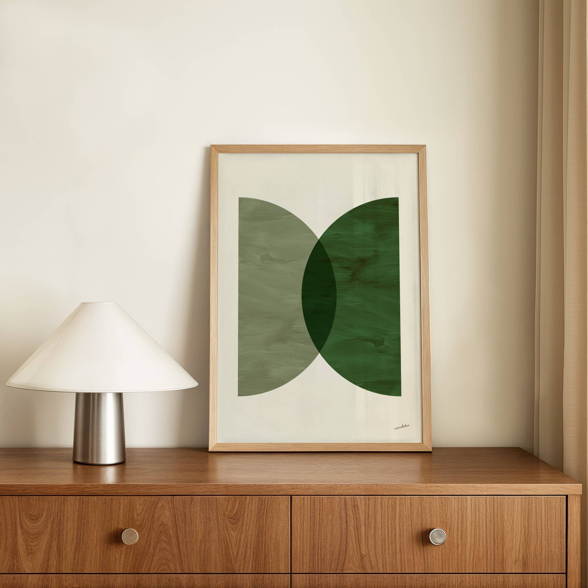 TWO HALVES PRINT