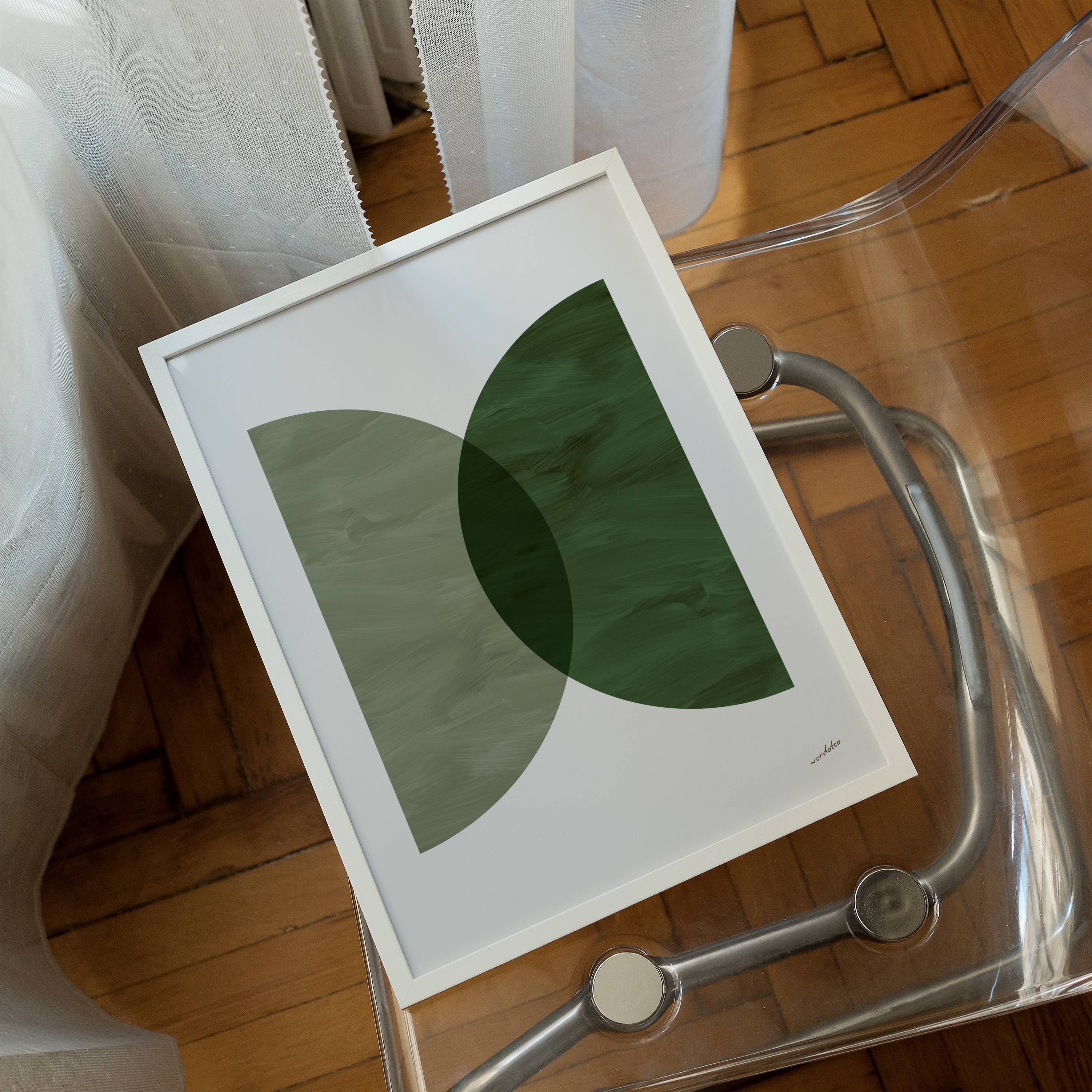 TWO HALVES PRINT