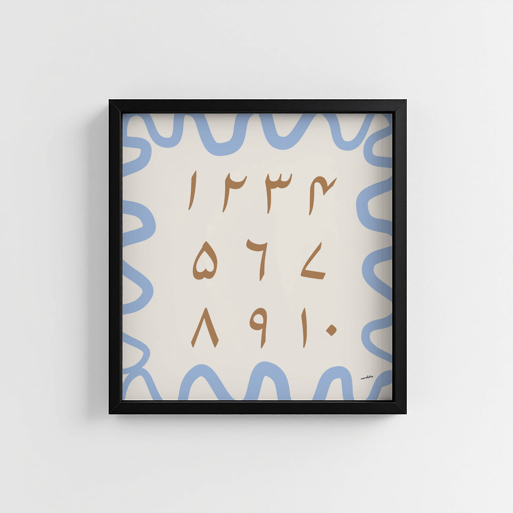 URDU NUMBER CHART PRINT
