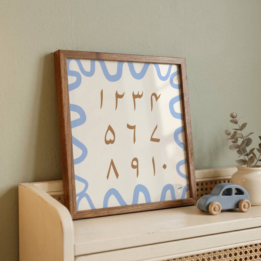 URDU NUMBER CHART PRINT