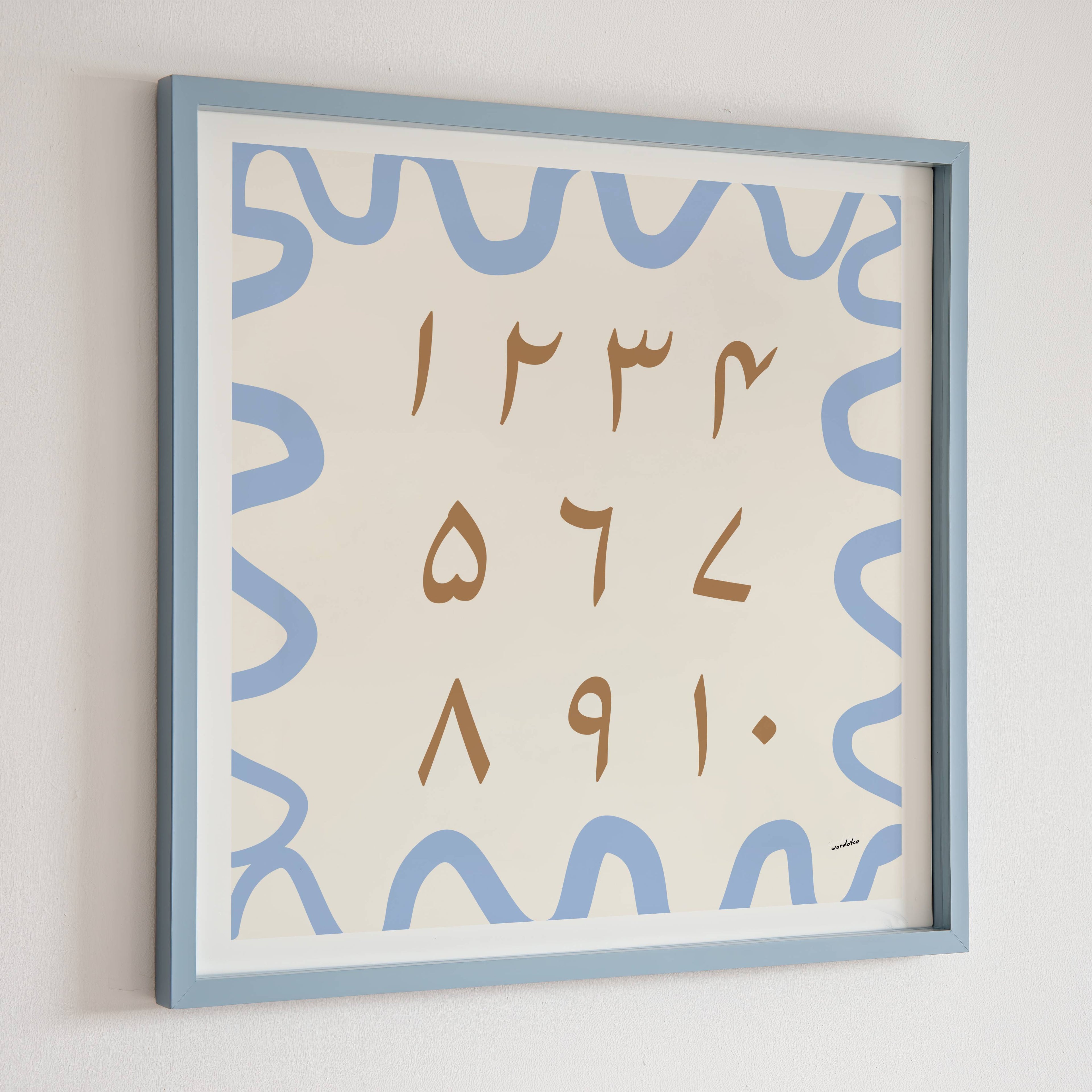 URDU NUMBER CHART PRINT