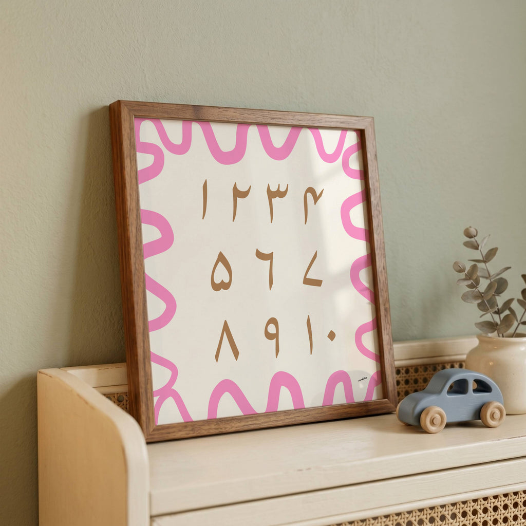 URDU NUMBER CHART PRINT