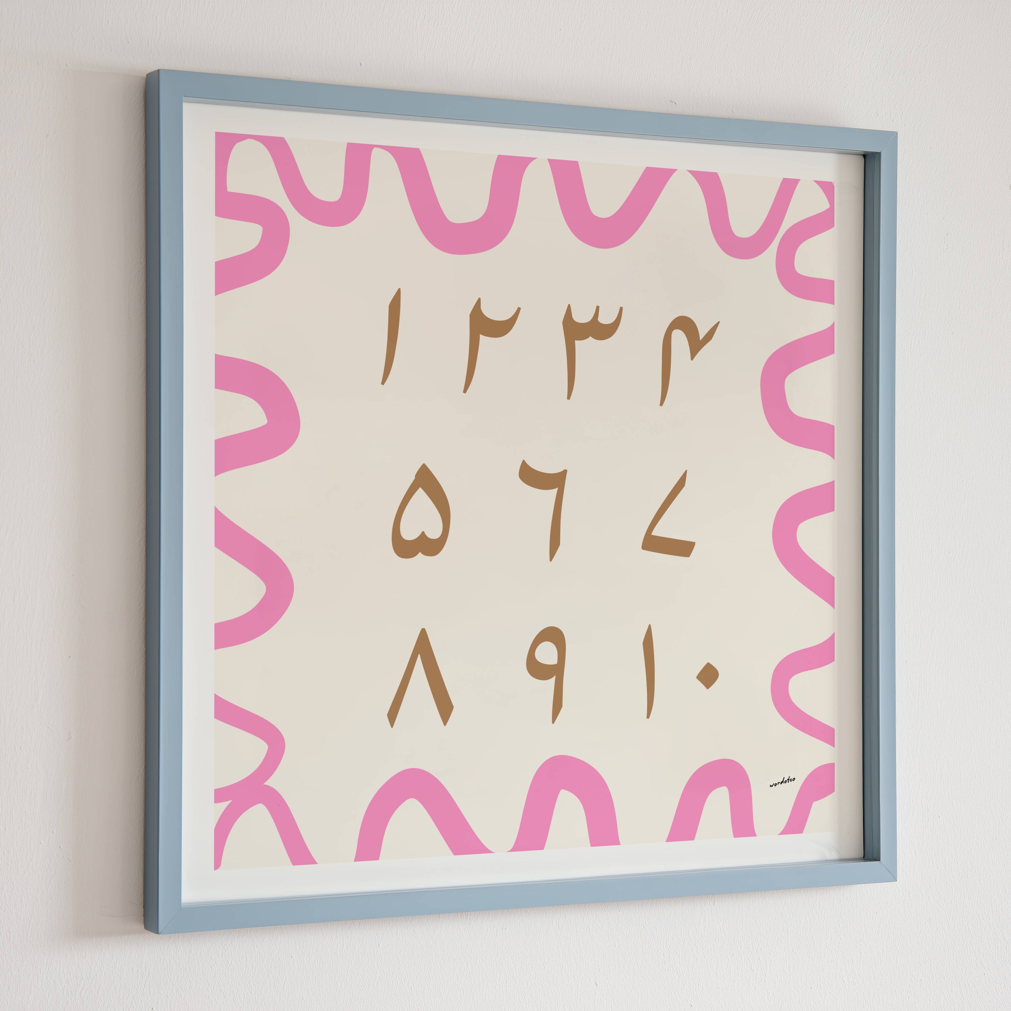 URDU NUMBER CHART PRINT