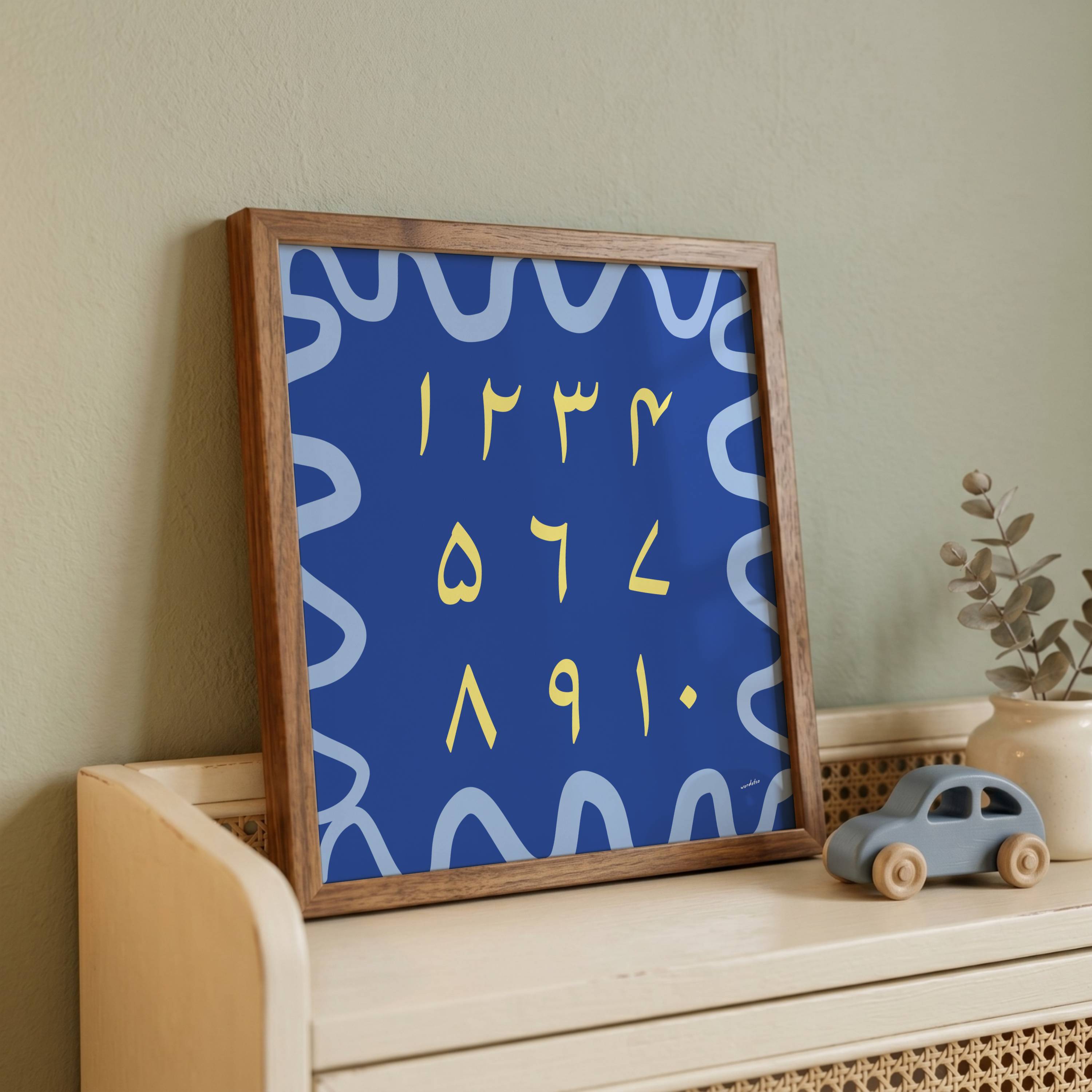 URDU NUMBER CHART PRINT