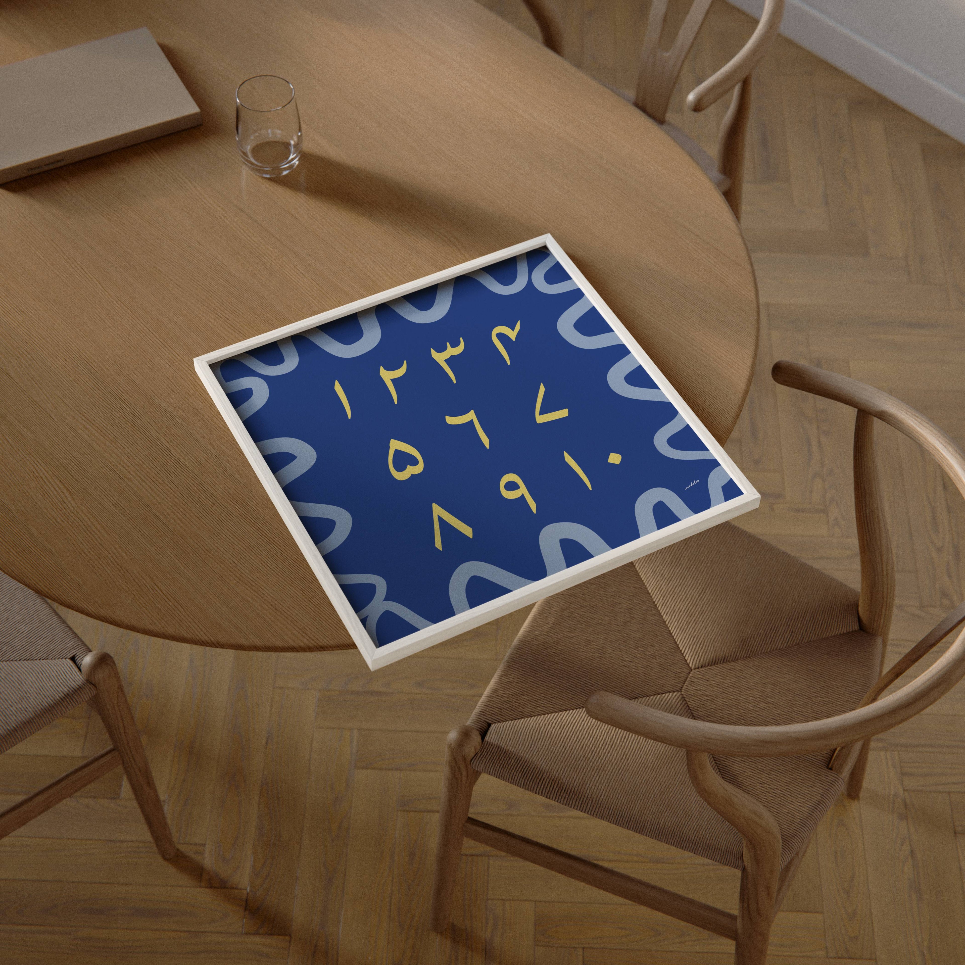 URDU NUMBER CHART PRINT