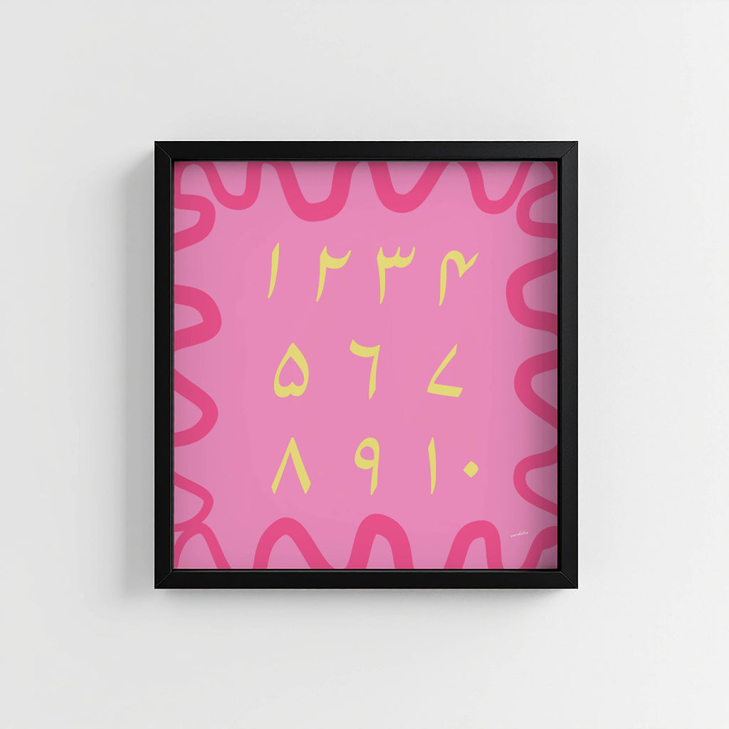 URDU NUMBER CHART PRINT