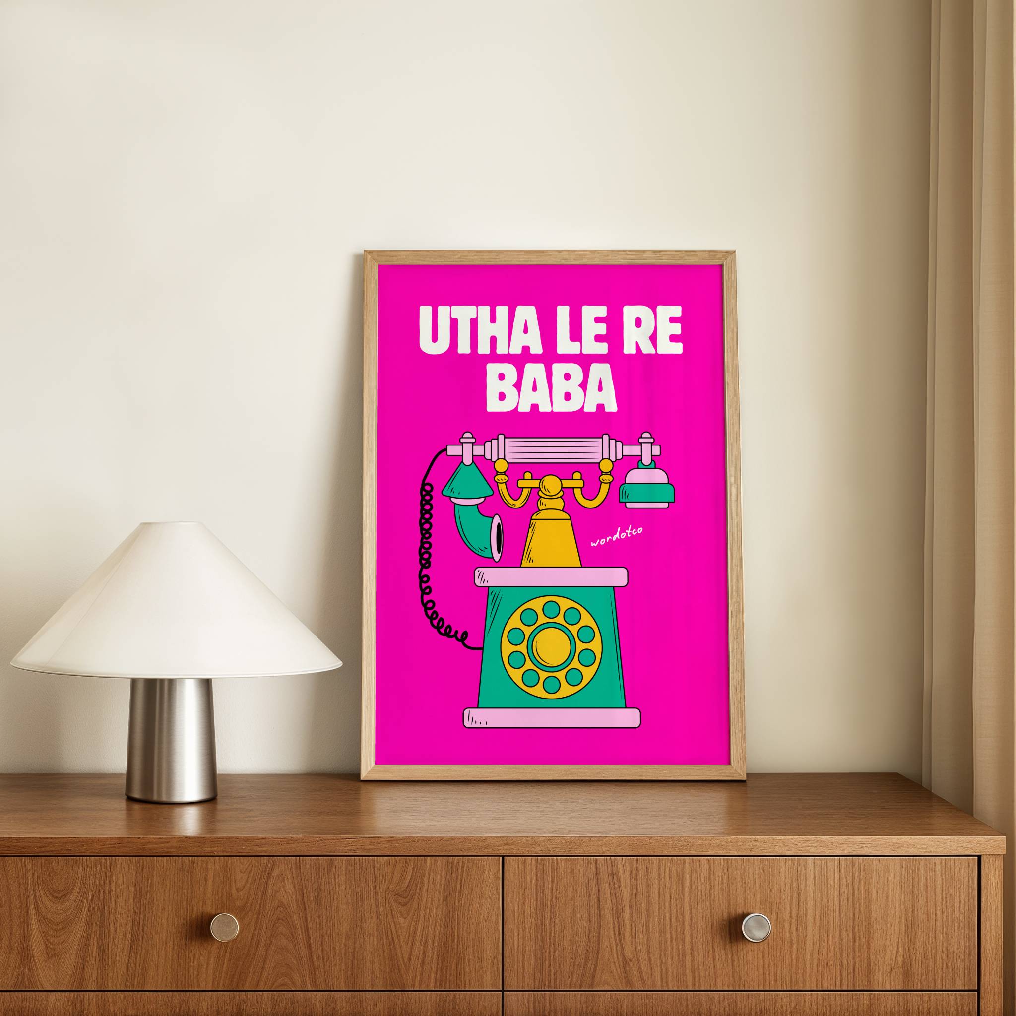 UTHA LE RE BABA PRINT