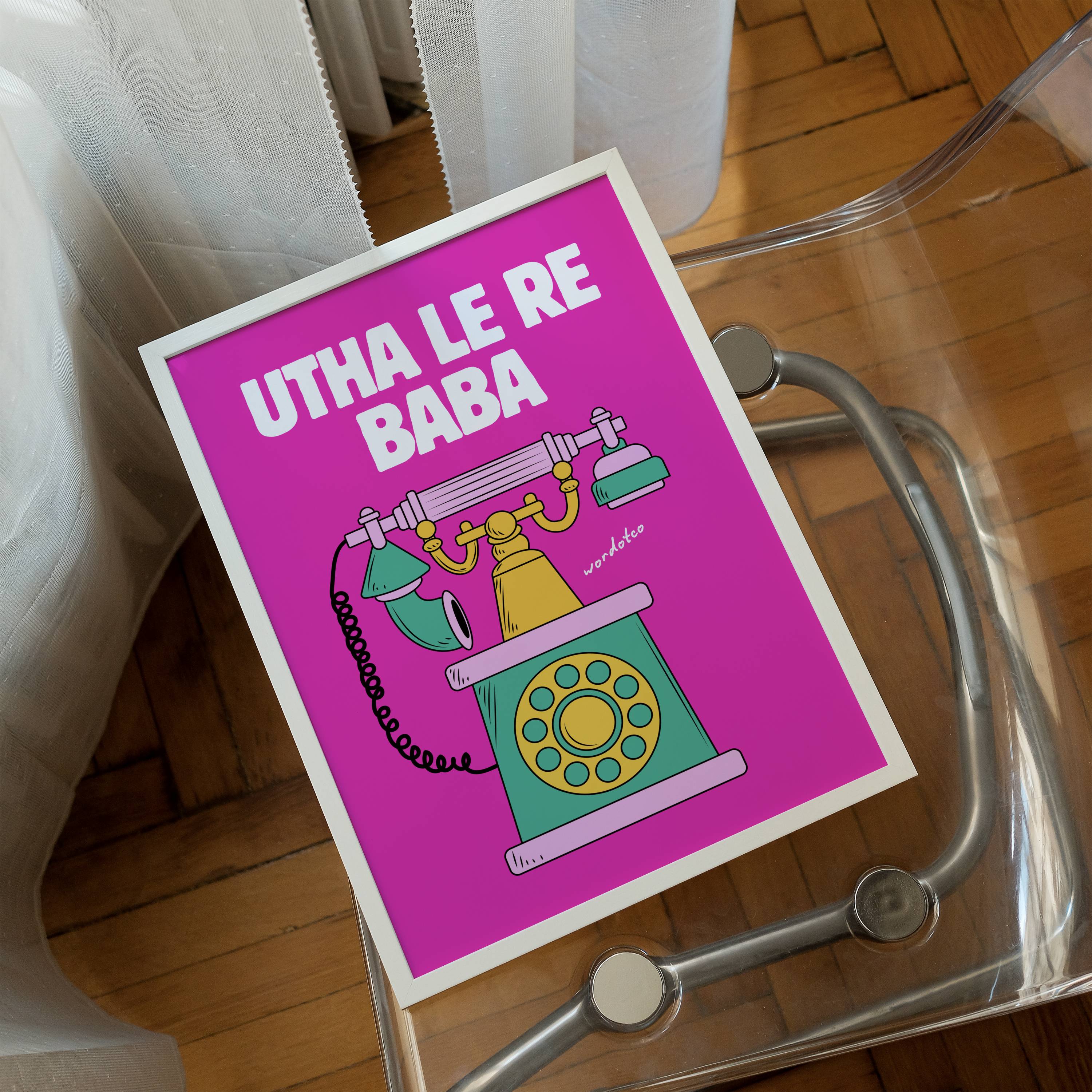 UTHA LE RE BABA PRINT