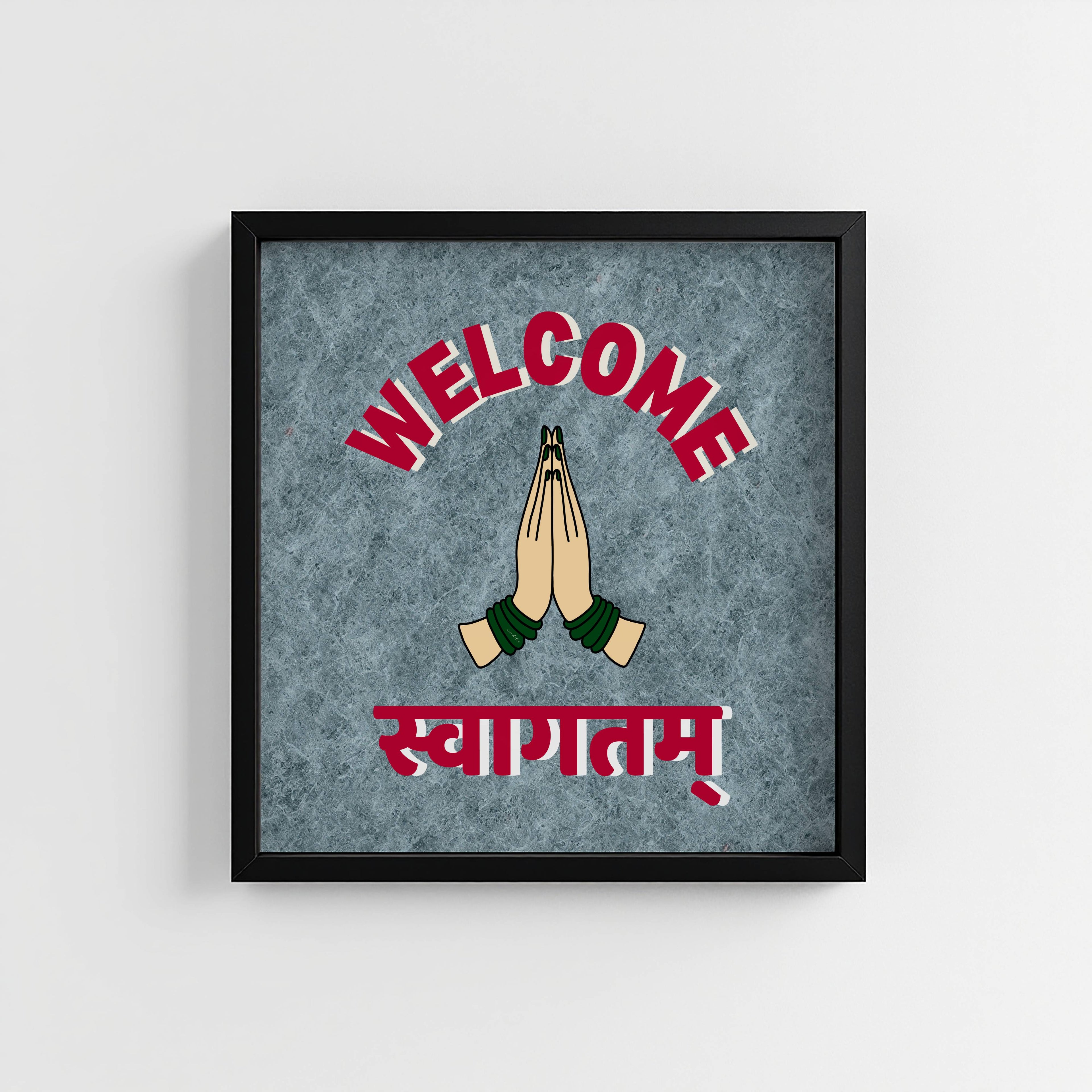 VINTAGE WELCOME SIGN PRINT