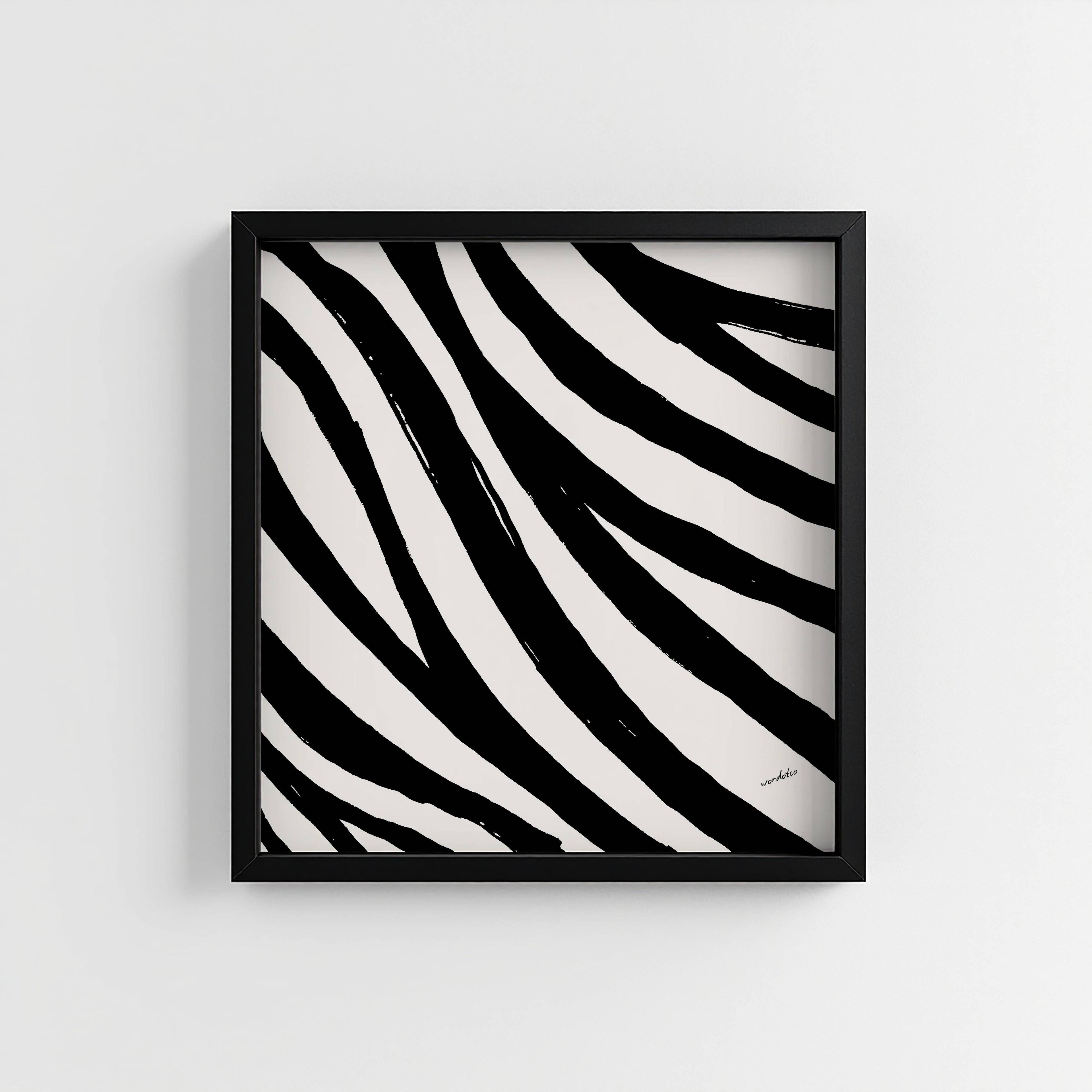 ZEBRA PATTERN PRINT