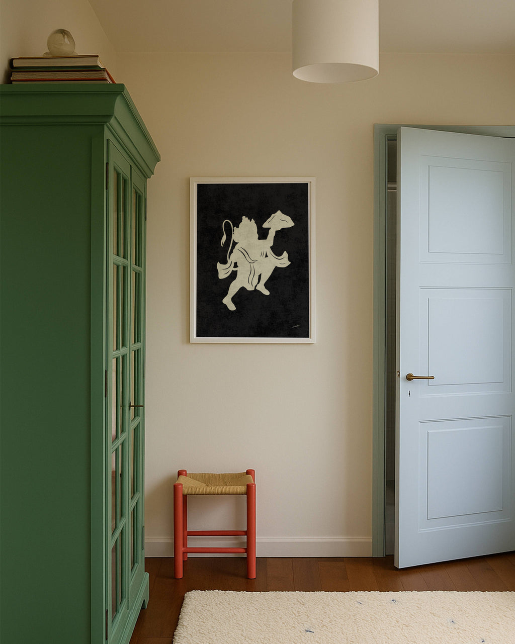 HANUMAN SILOUHETTE PRINT