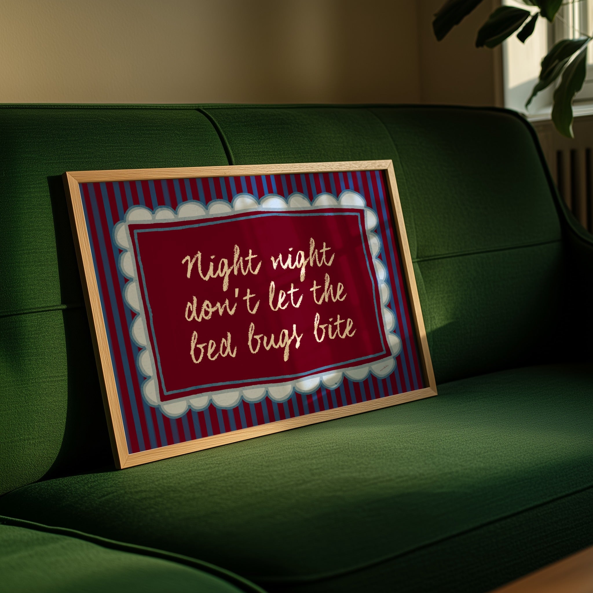 DON'T LET THE BED BUGS BITE PRINT