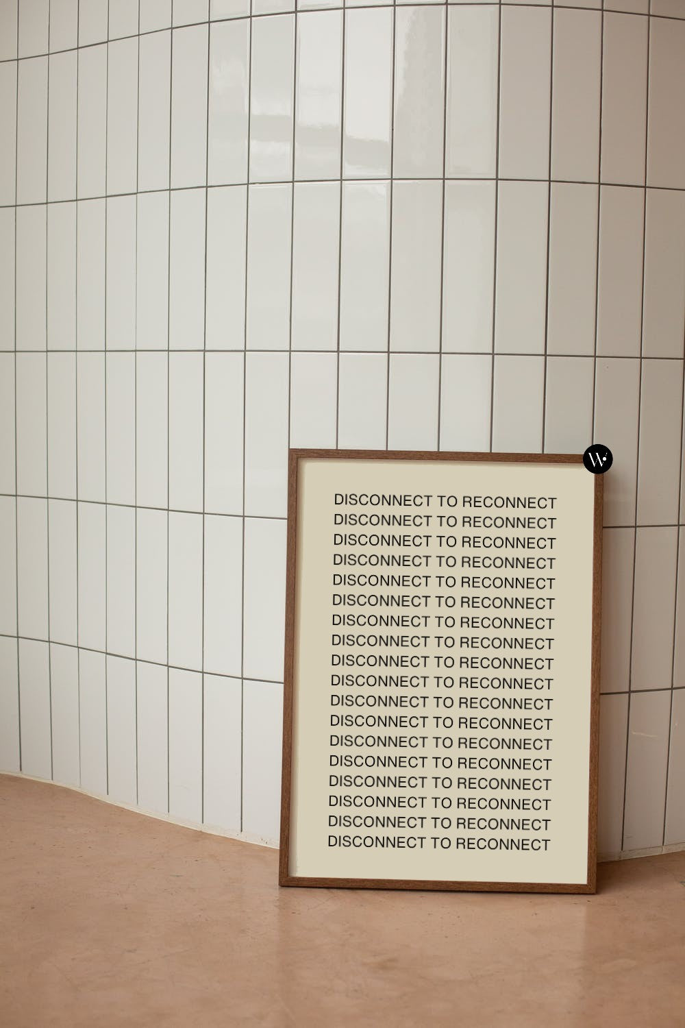 Disconnect To Reconnect Poster Print