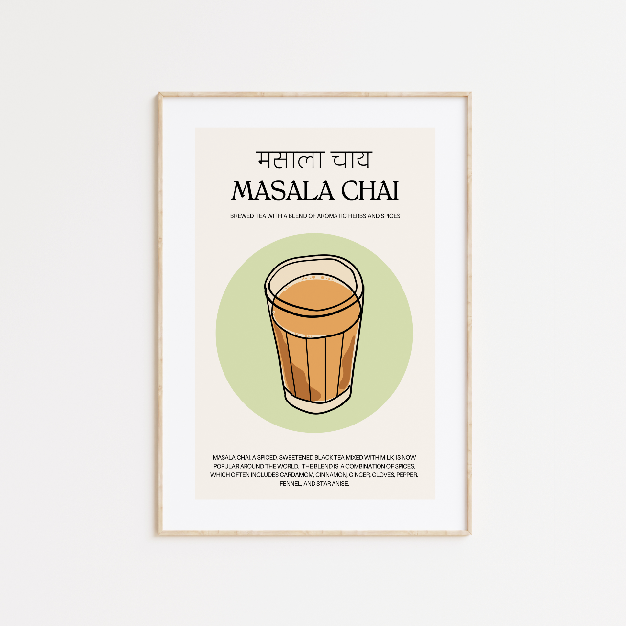 Masala Chai Poster Print