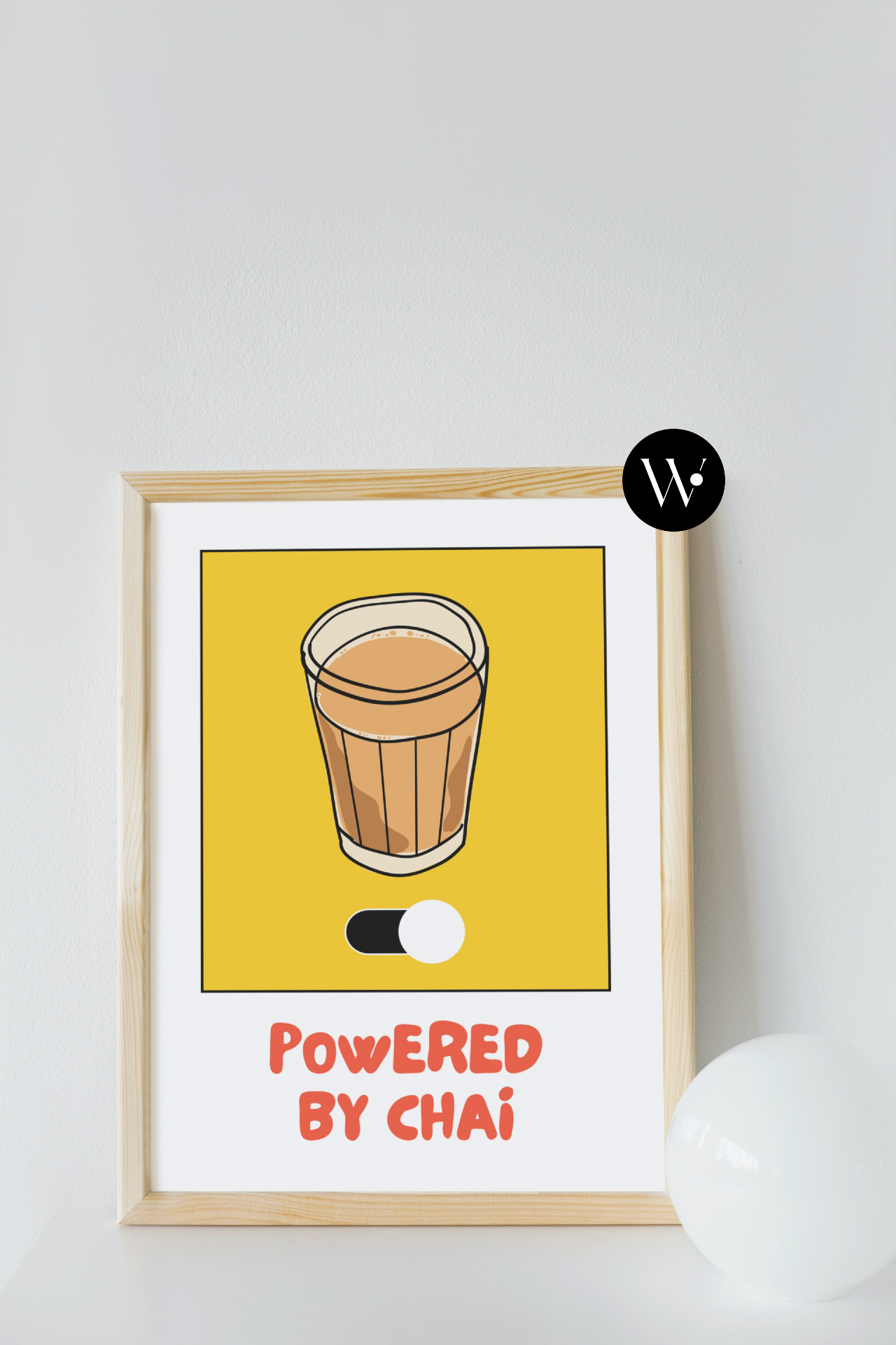Powered By Chai Poster Print