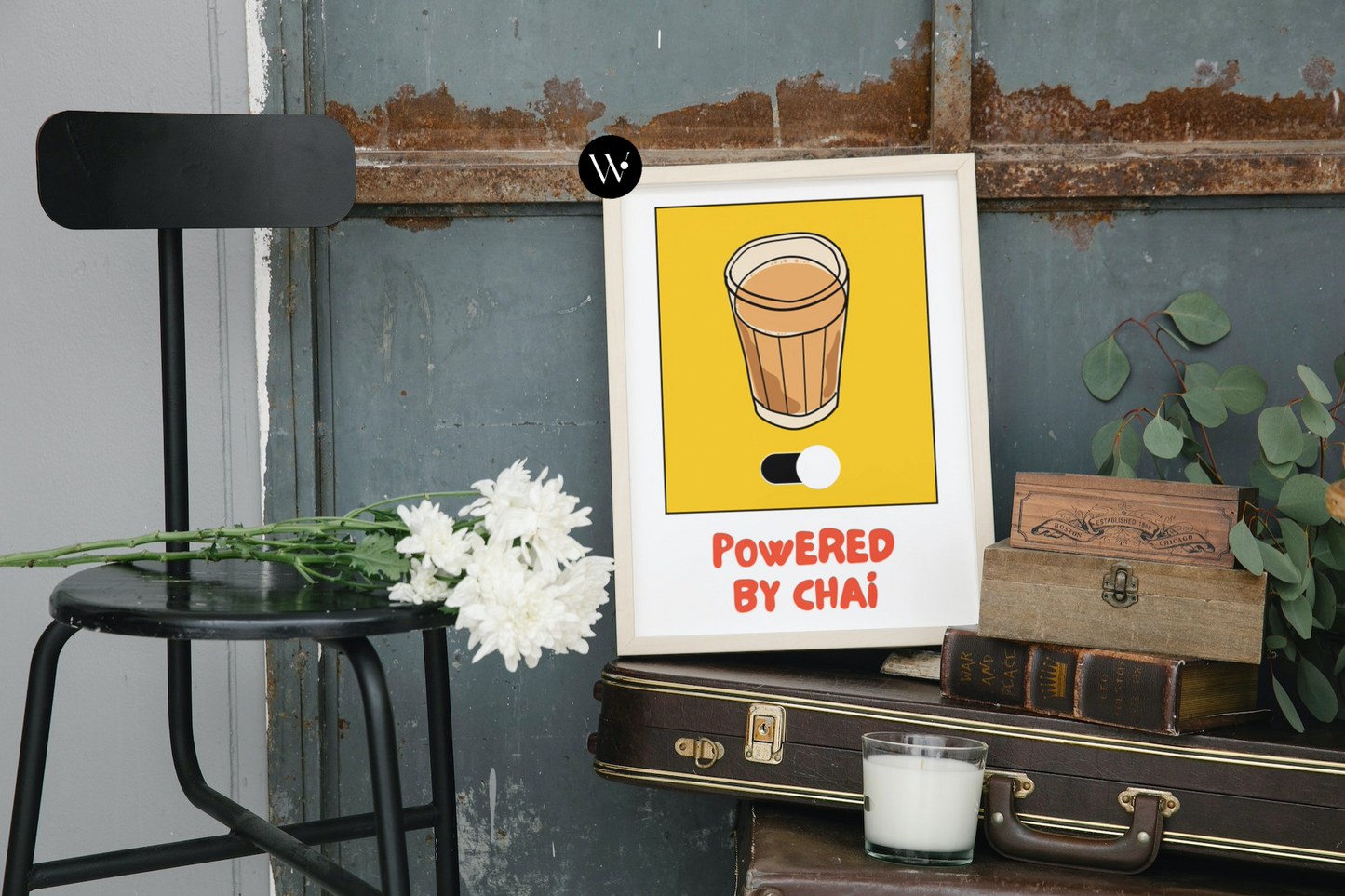 Powered By Chai Poster Print
